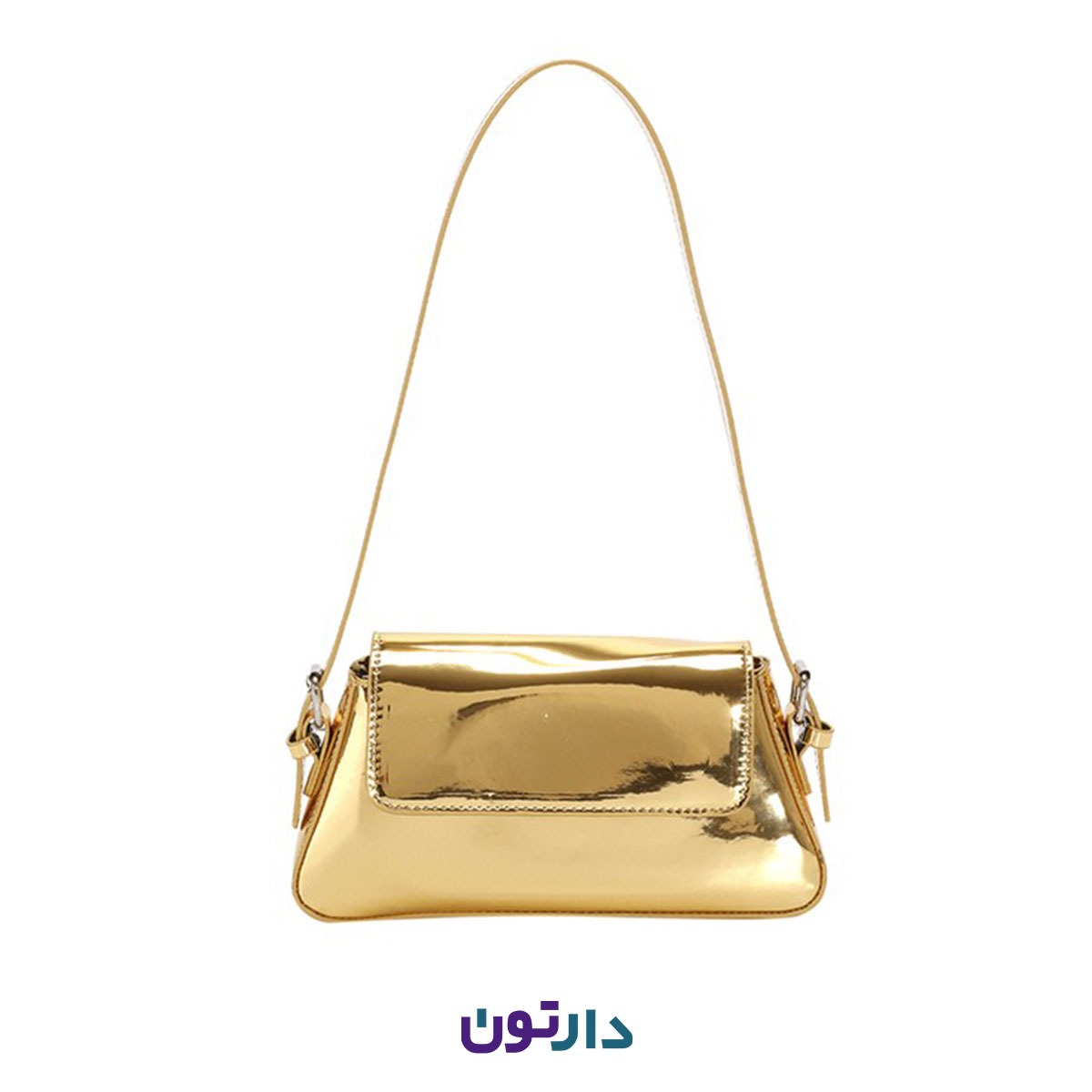 کیف دوشی زنانه مجلسی صورتی برند prettylittlething