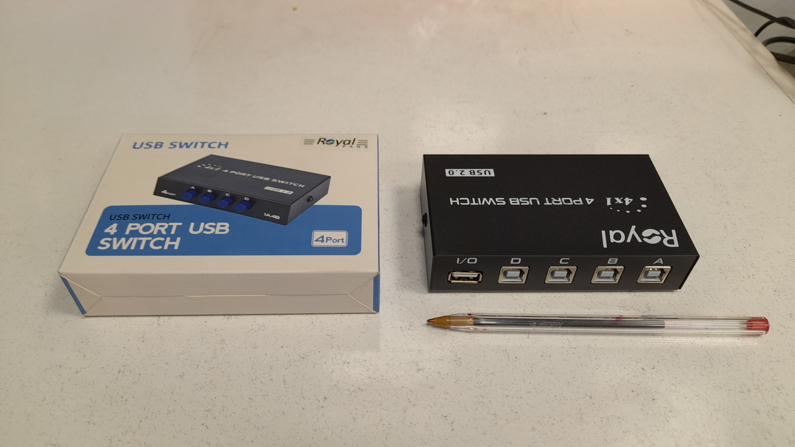 دیتا سوییچ پرینترUSB 4PORT Royal