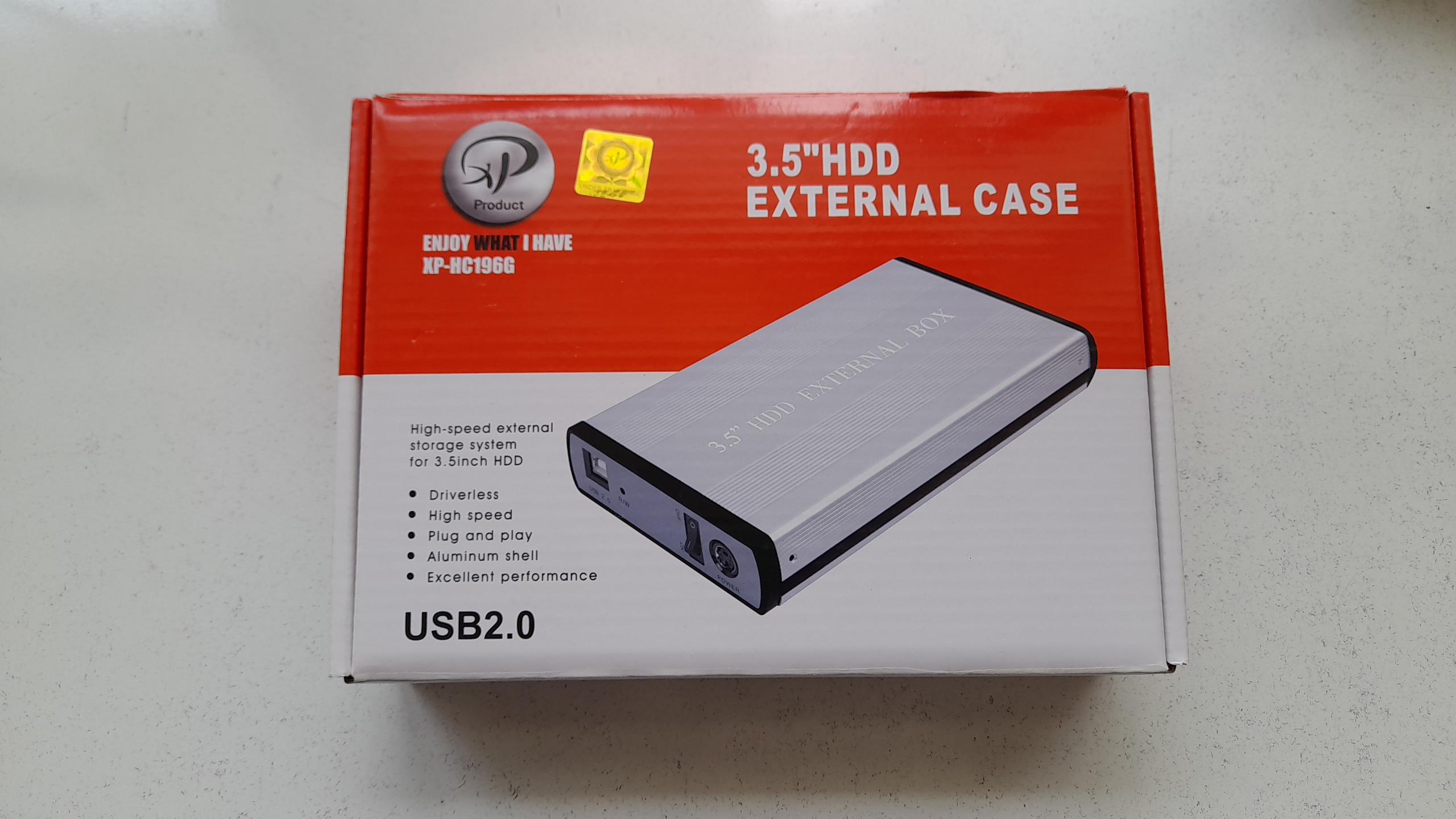 باکس تبدیل SATA به USB 2.0  3.5- XP مدل XP-HC196B