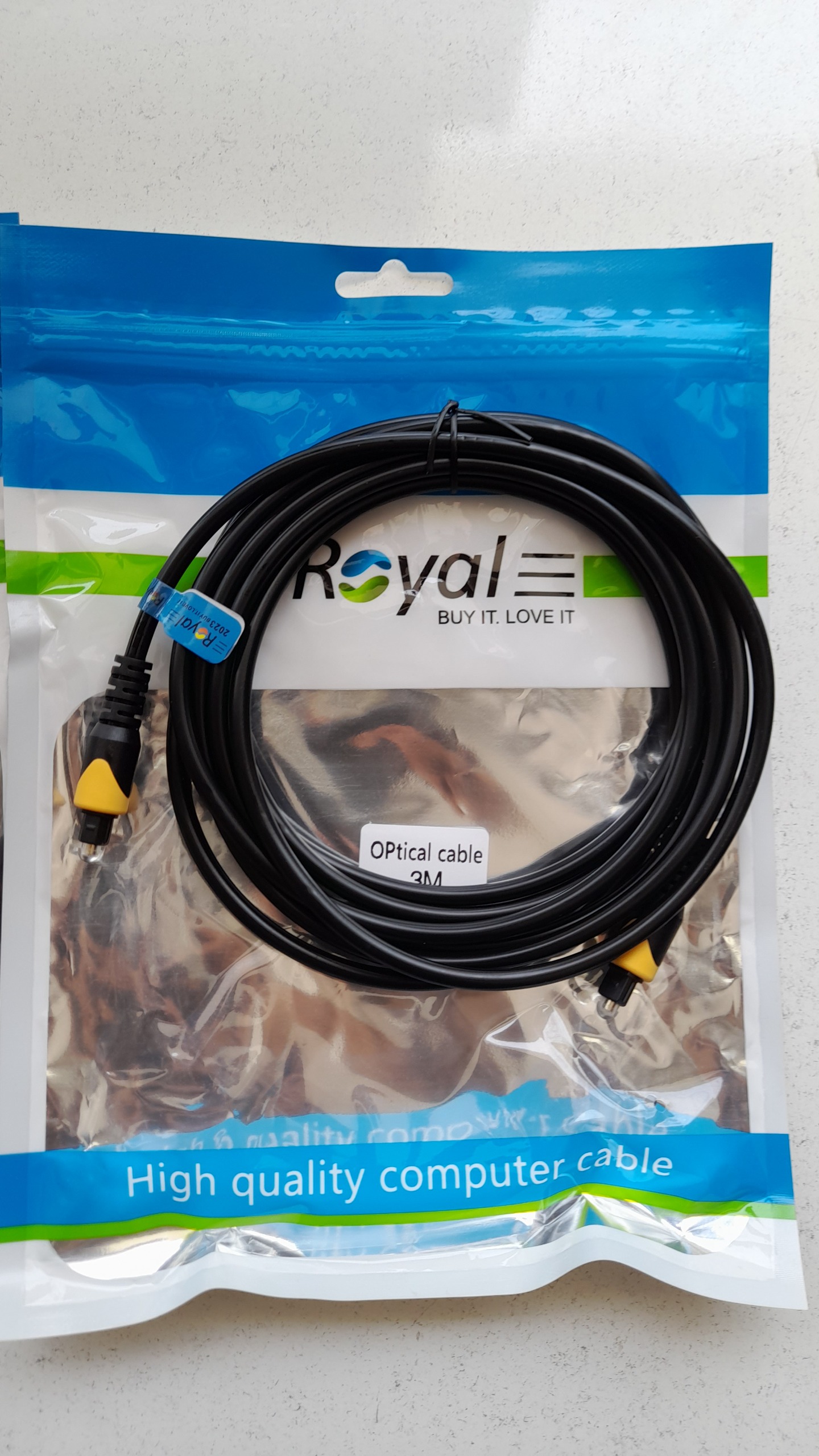 کابل اوپتیکال نوری 3 متر رویال| ROYAL 3.0m Optical