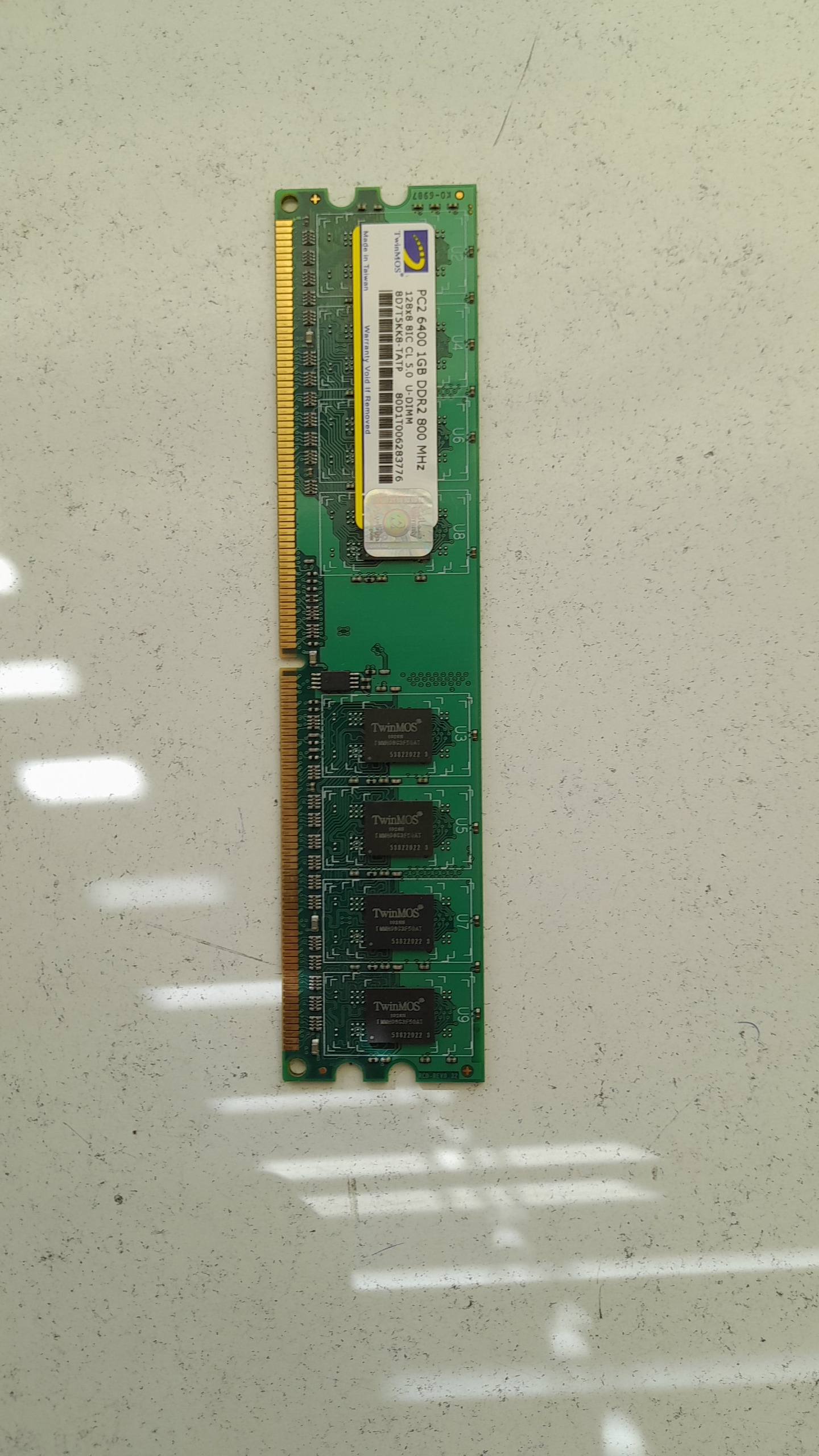 رم 1گیگ DDR2 BUS 800 برند تویین موس
