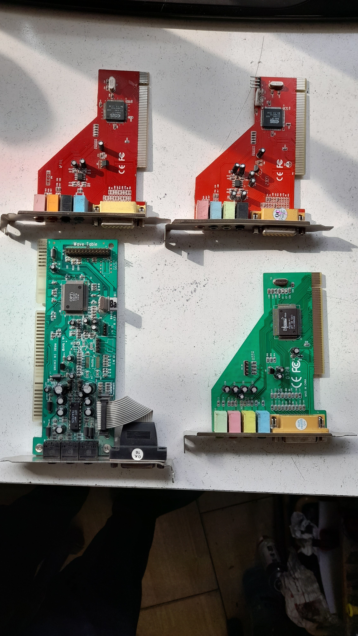 پک 4 عددی کارت صدای اینترنال استوک