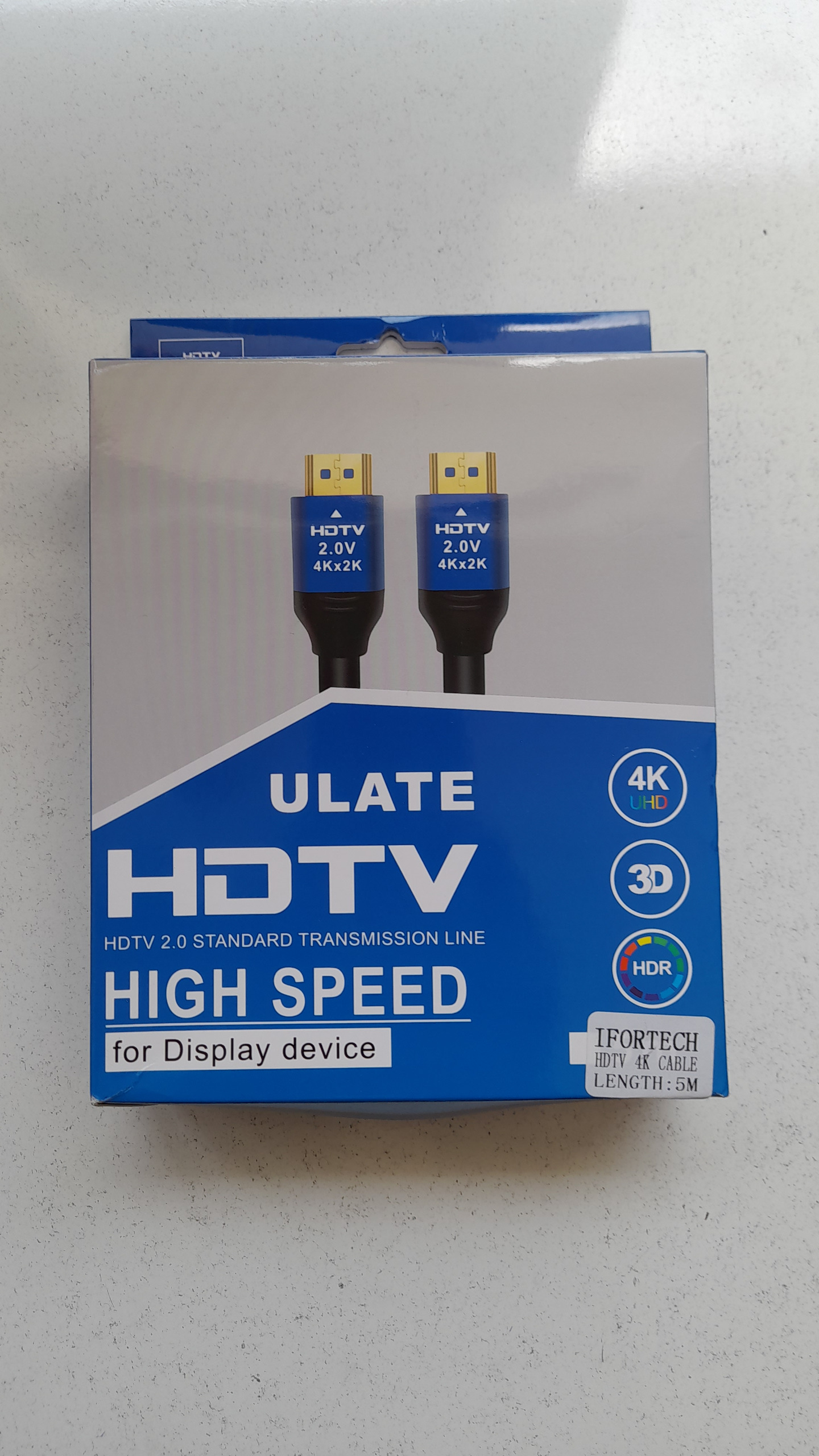 کابل hdmi 5m ifortech 4k ورژن 2