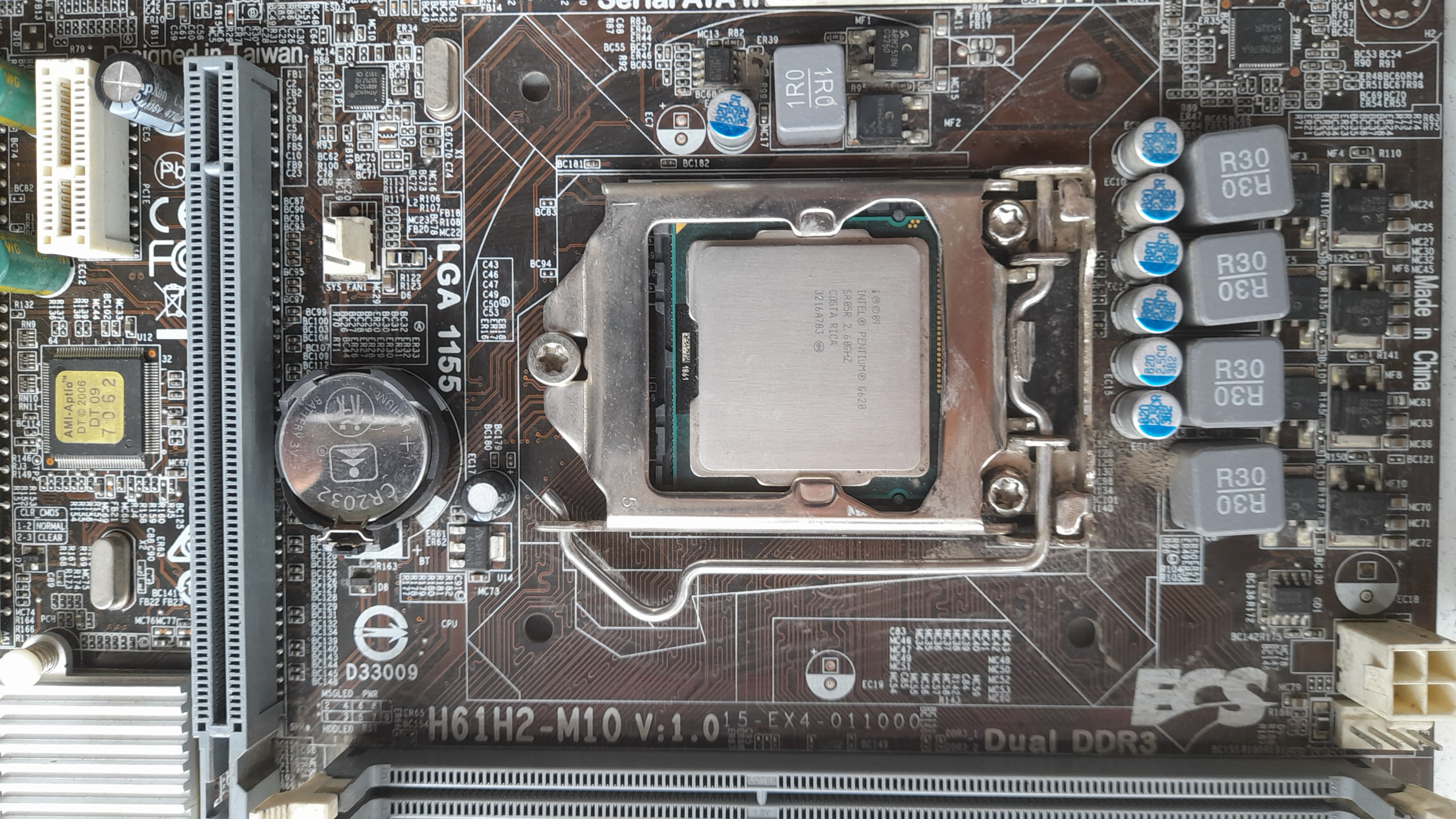 باندل مادربرد الایت گروپ CPU-H61H2-M10V1.0