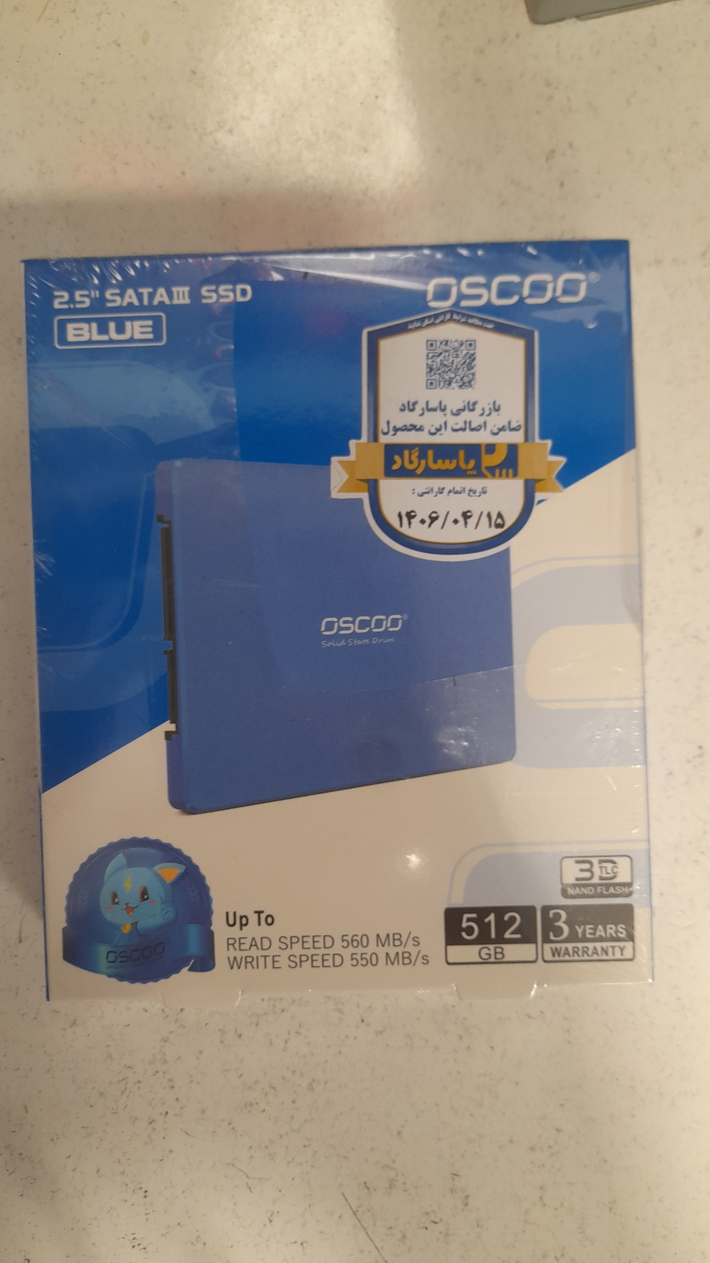 هارد 512 SSD برند OSCOO