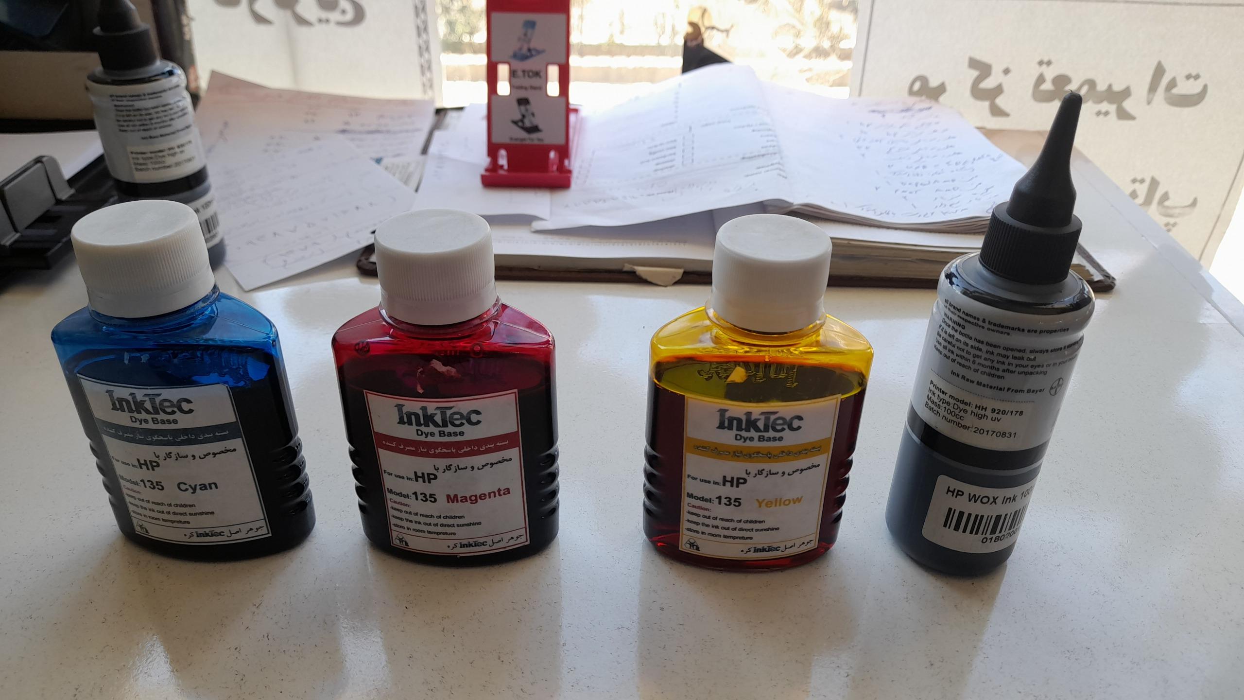 پک 5عددی جوهر پرینترهای رنگی hp