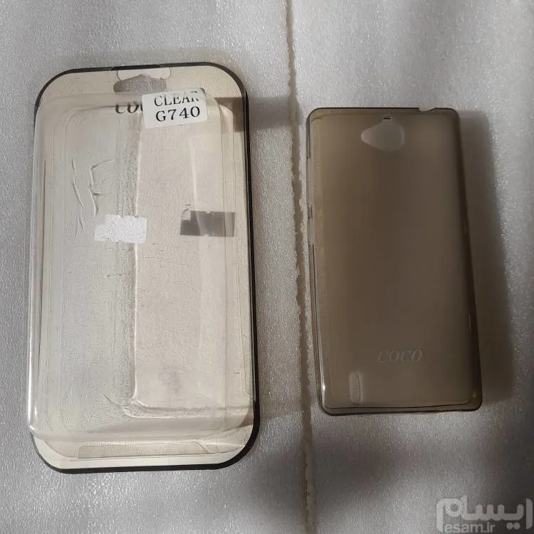 کاورگوشی هواوی g740به همراه برچسب روی صفحه