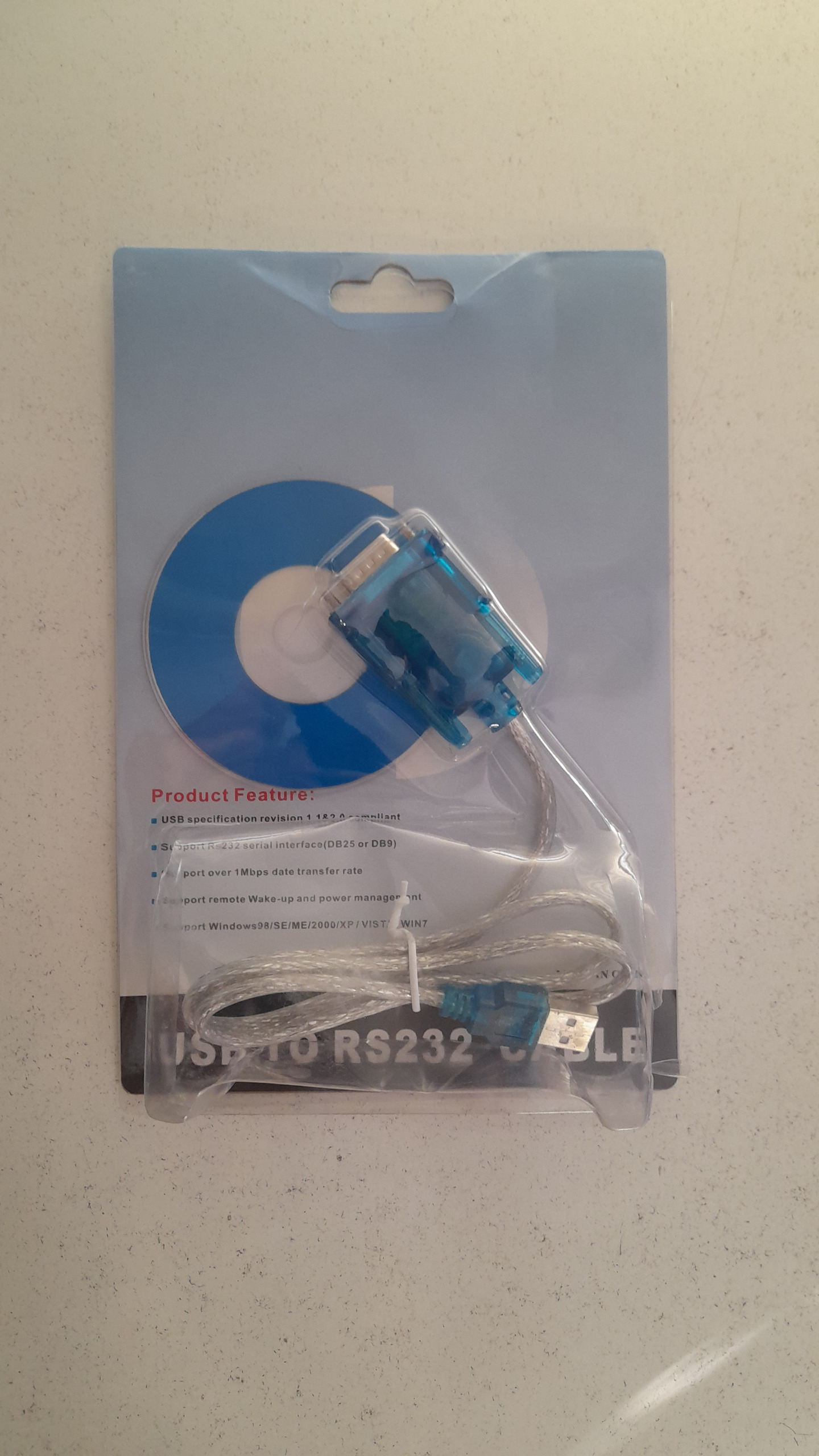 کابل تبدیل USB به سریال RS232