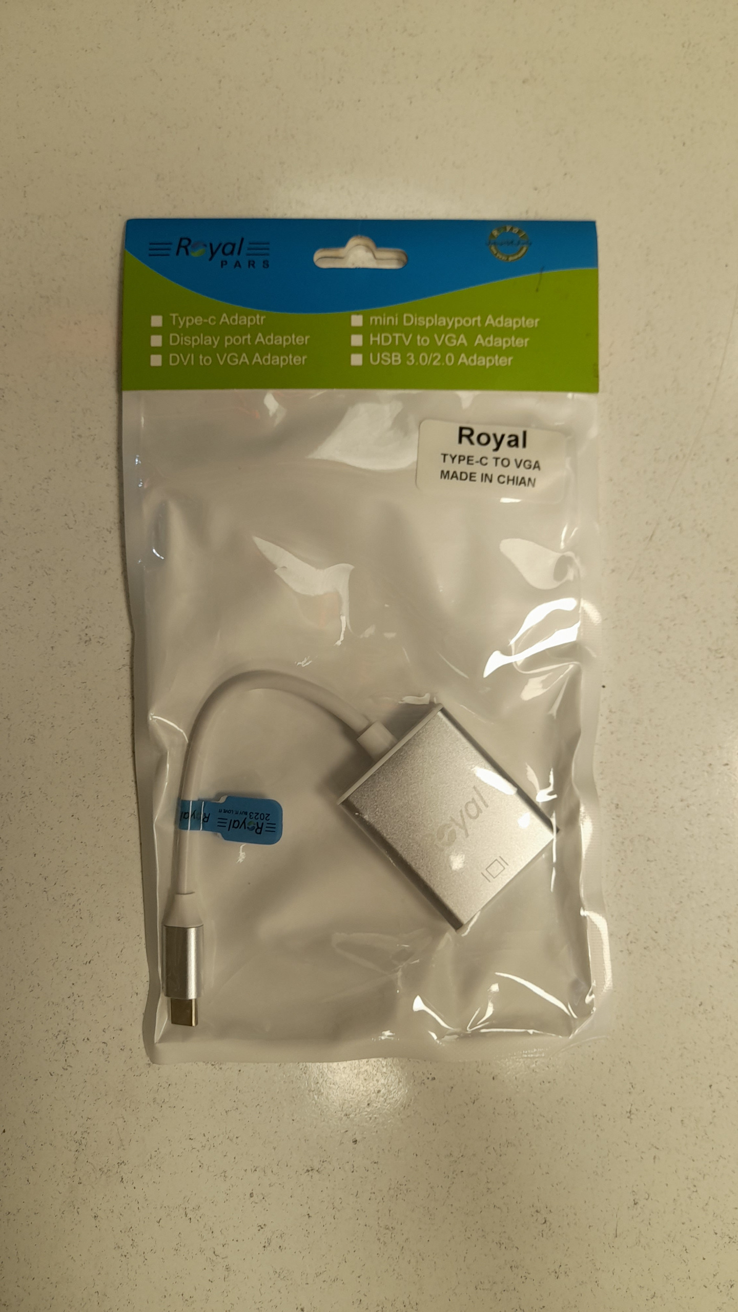 تبدیل تایپ C به VGA رویال