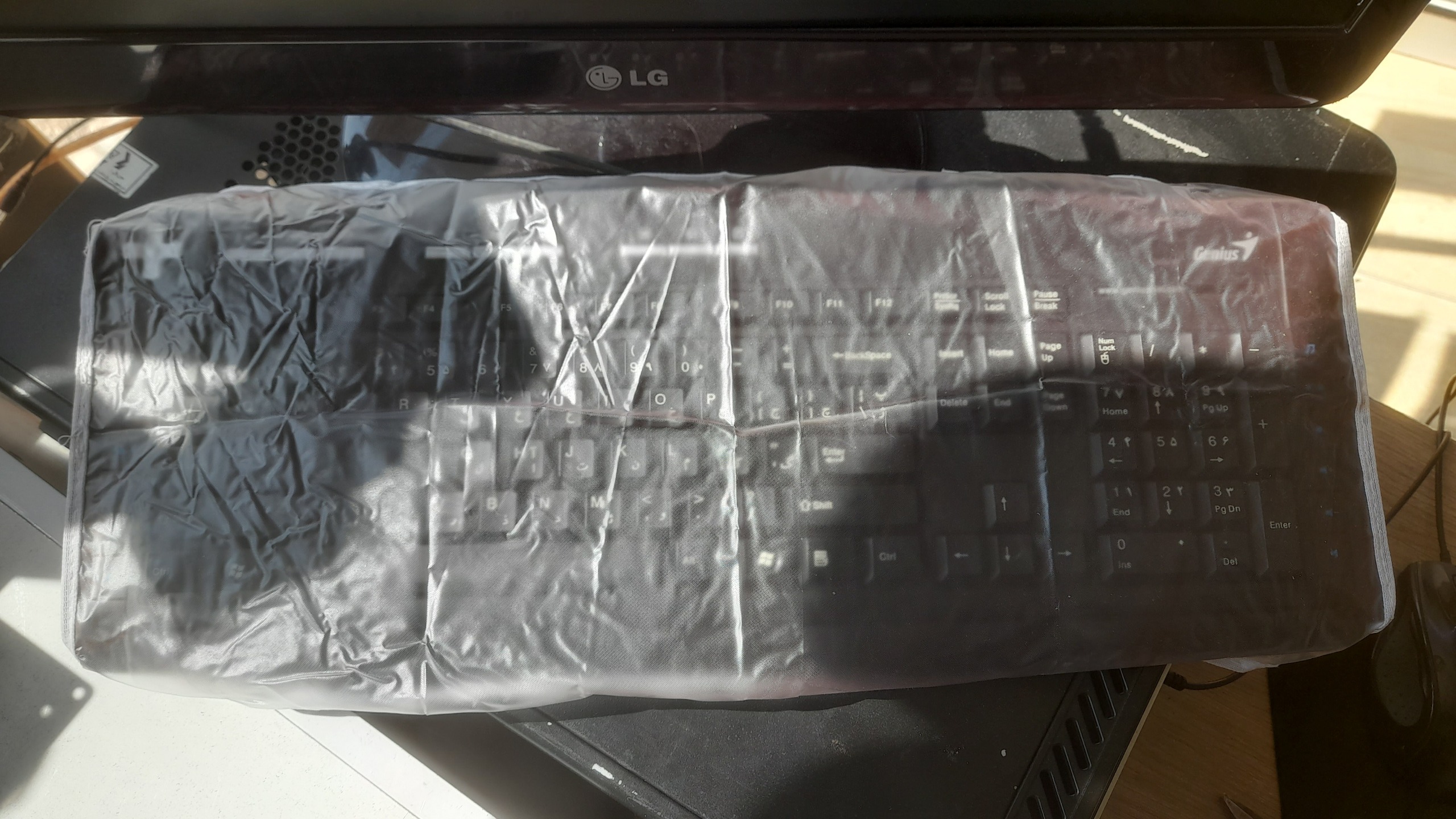 کاور3تیکه کامپیوتر رنگ نقره ای