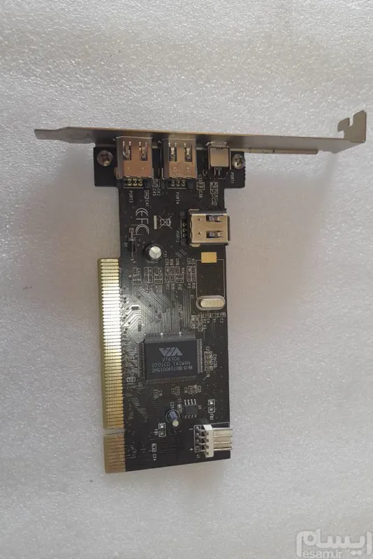 کارت PCI کپچر 1394 فایروایر 400 چیپ (VIA)