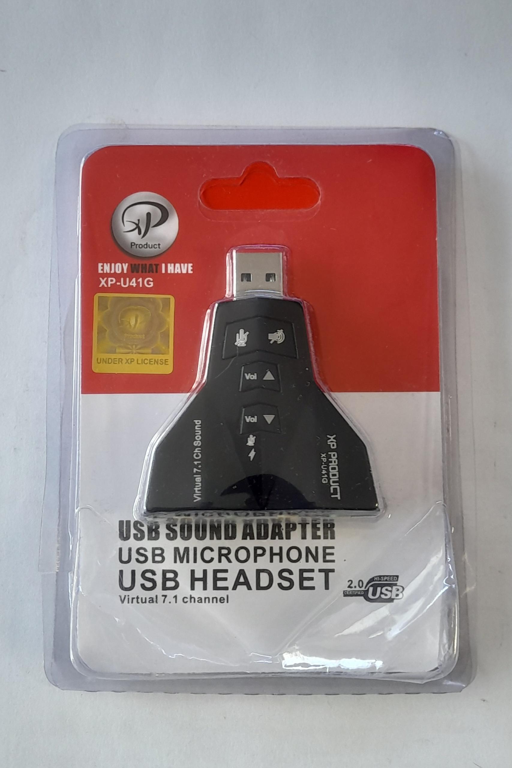 کارت صدا USB ولوم دار طرح موشکی مدل XP-U41C