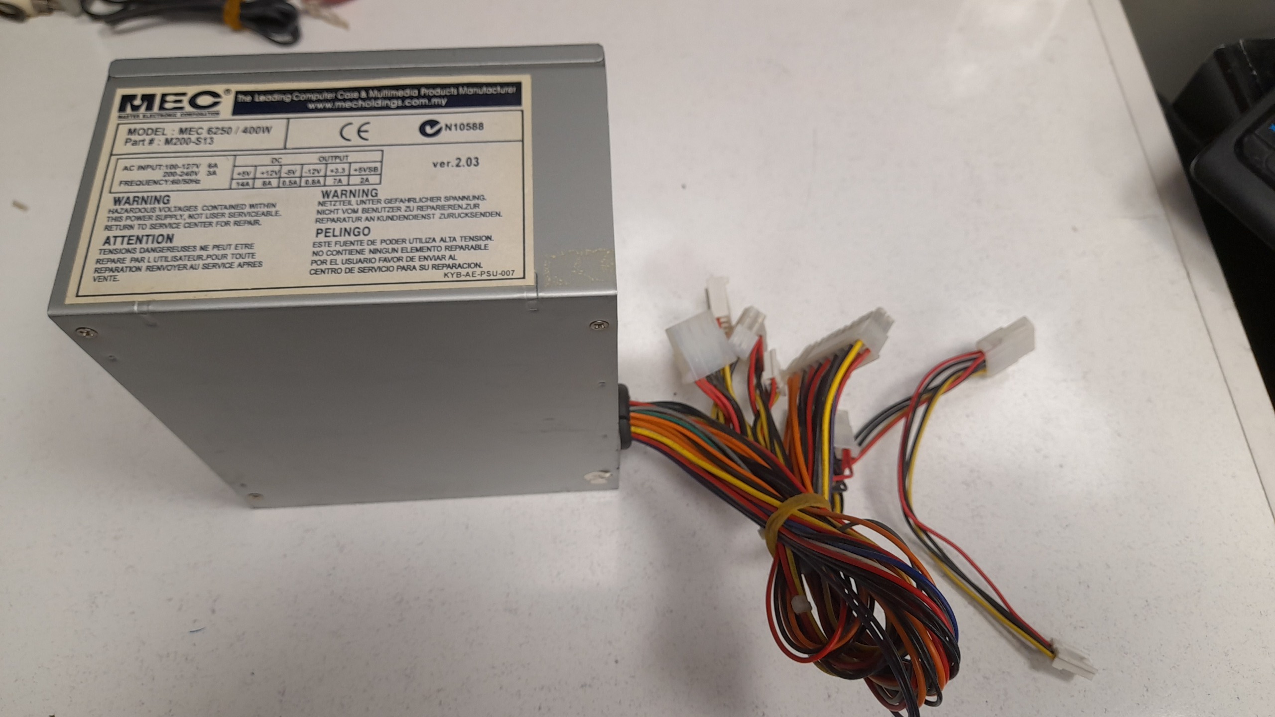 پاور20پین MECمدل 400w