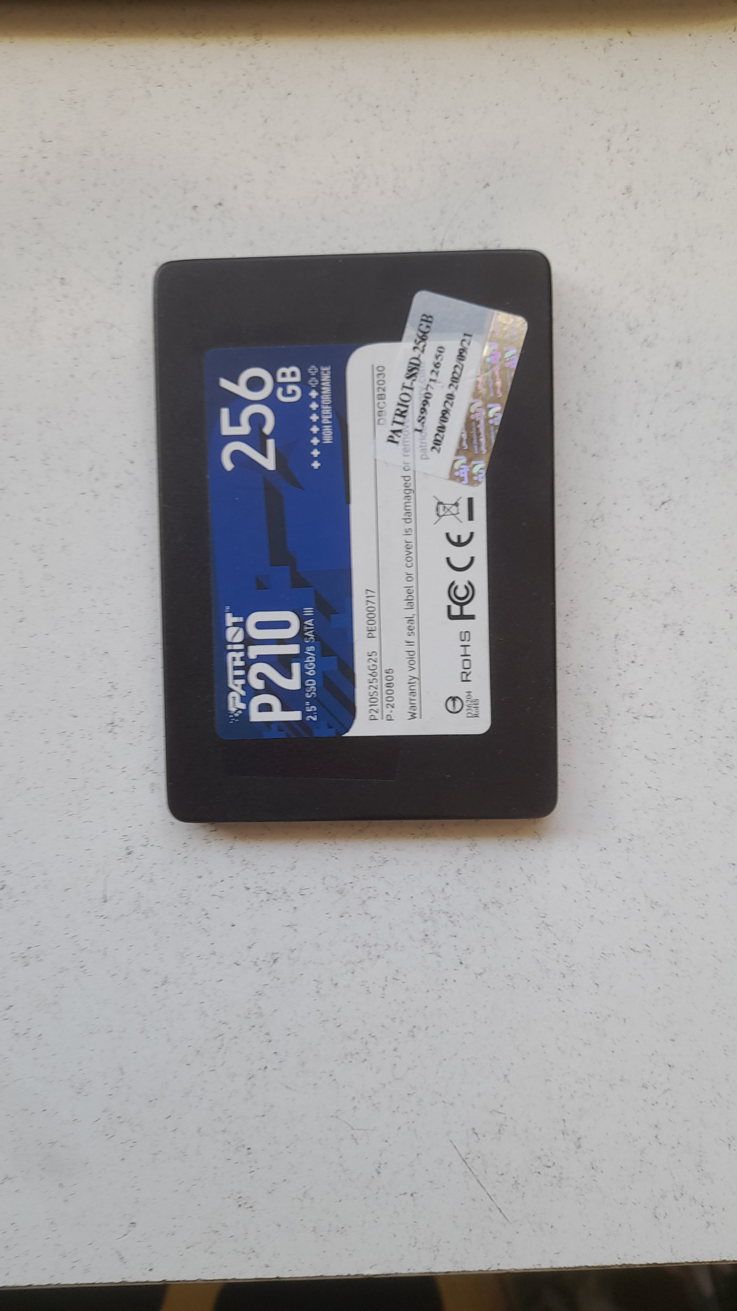 هارد ssd 256 گیگ پاتریوتسلامت 30 درصد