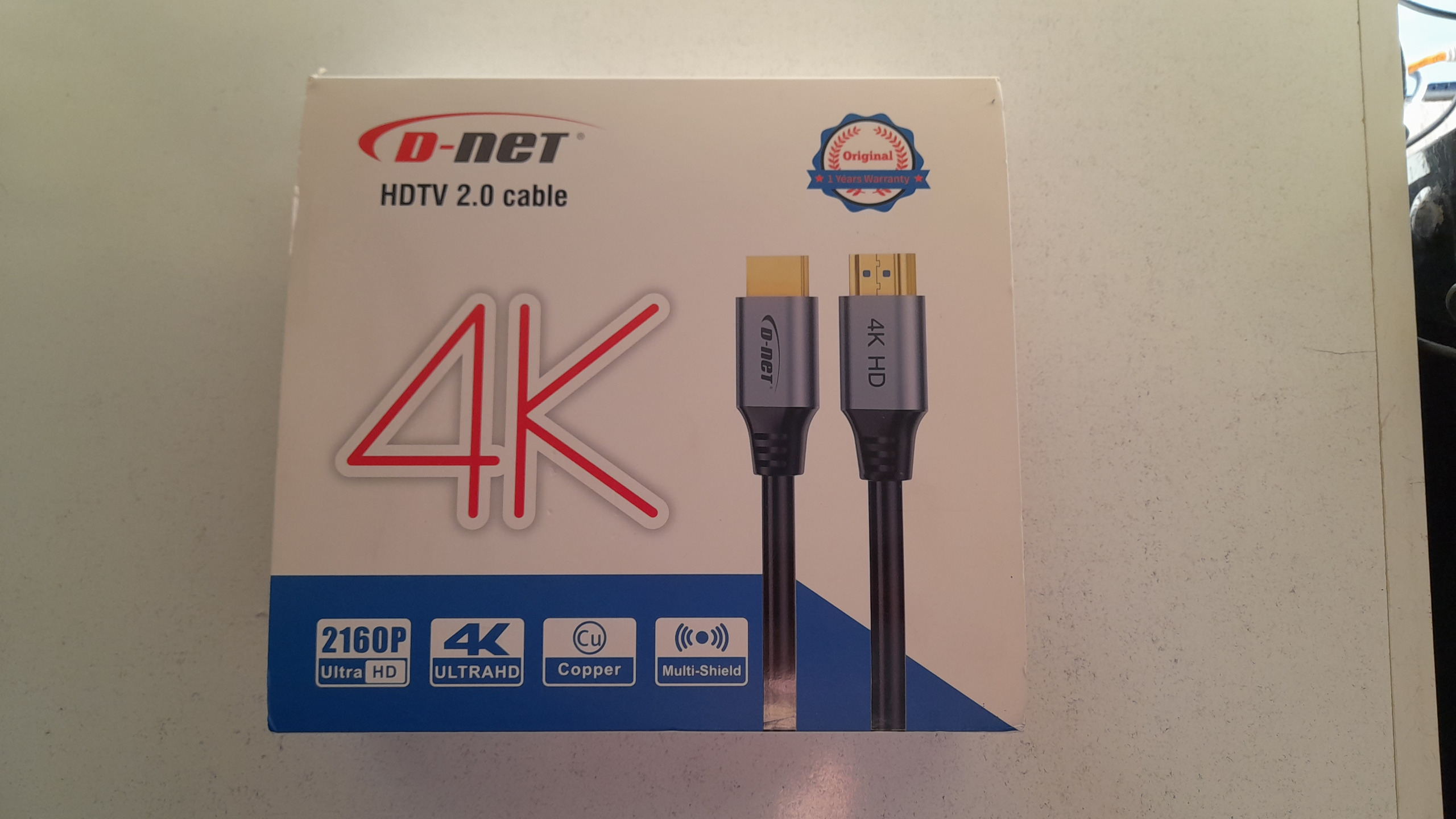 کابل HDMI دی نت V2.0-4K مدل DT-150 طول 15 متر