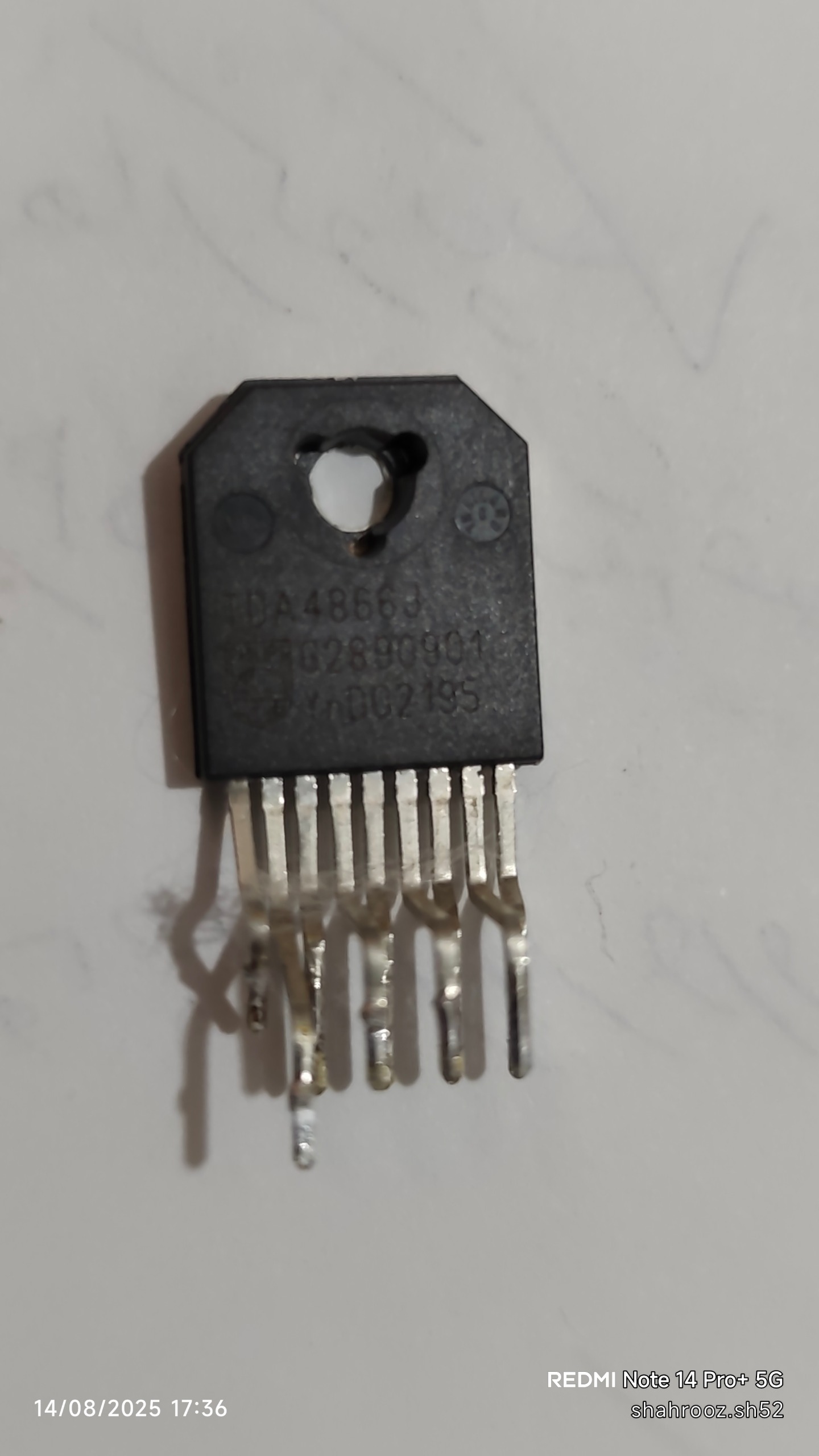 آی سی TDA4866 اورجینال