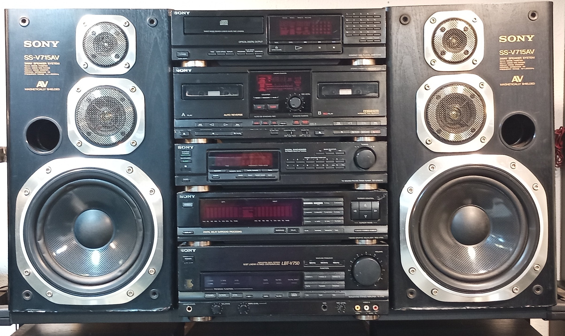 ظبط سونی LBT 750 با باند 715