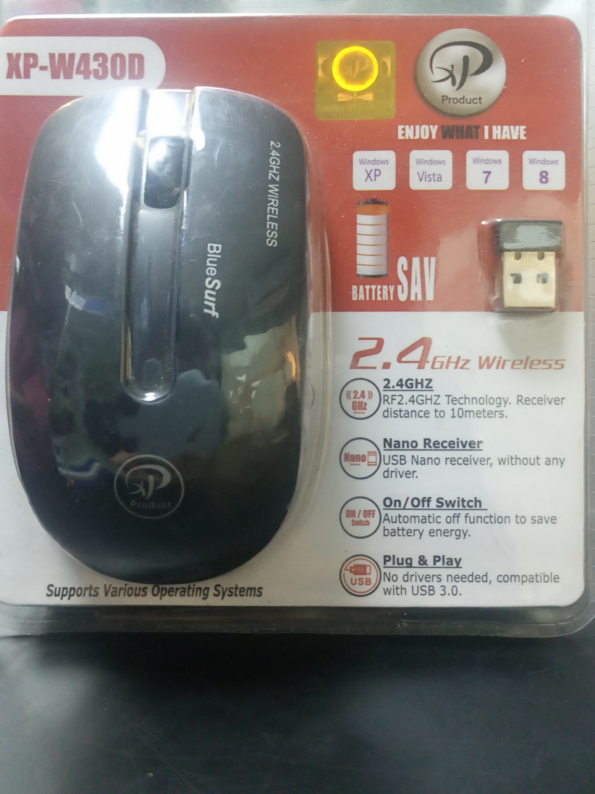 موس بی سیم w430D