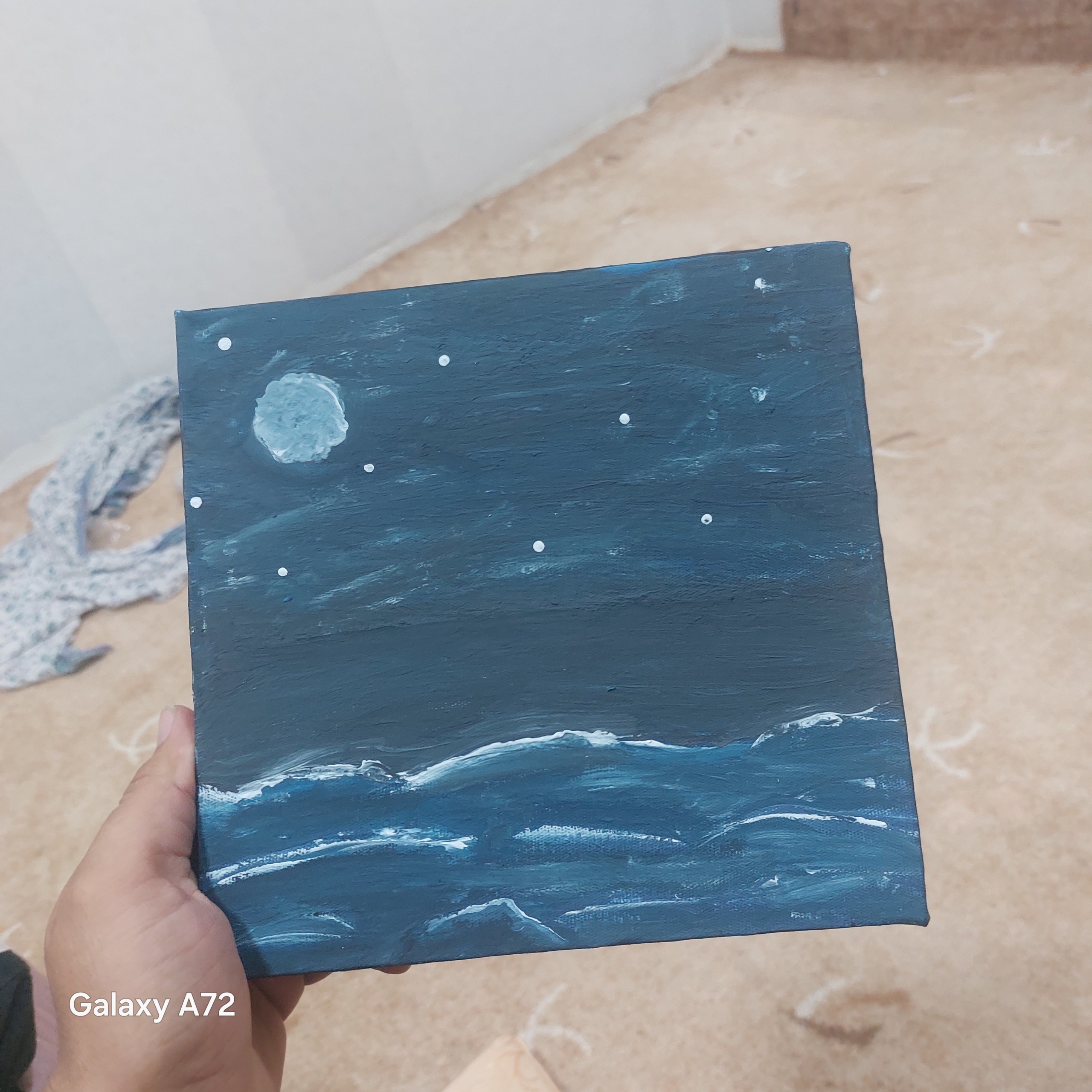 بوم نقاشی شب ستاره