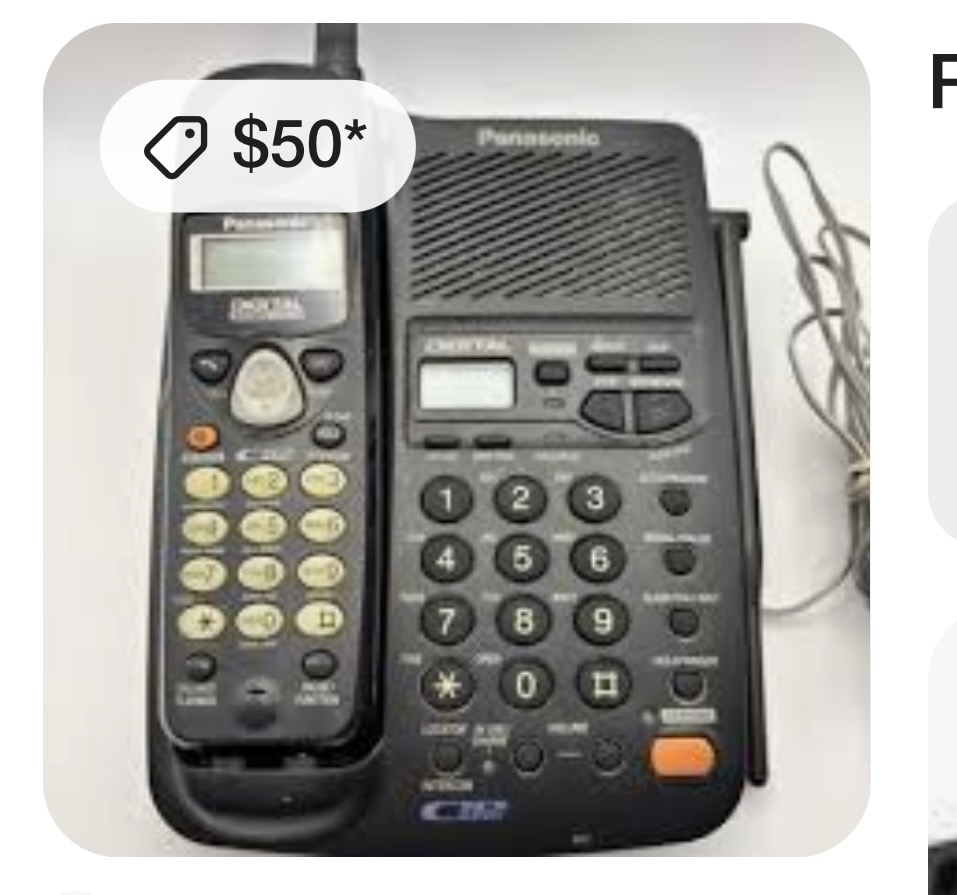 تلفن بی سیم دوخط پاناسونیک