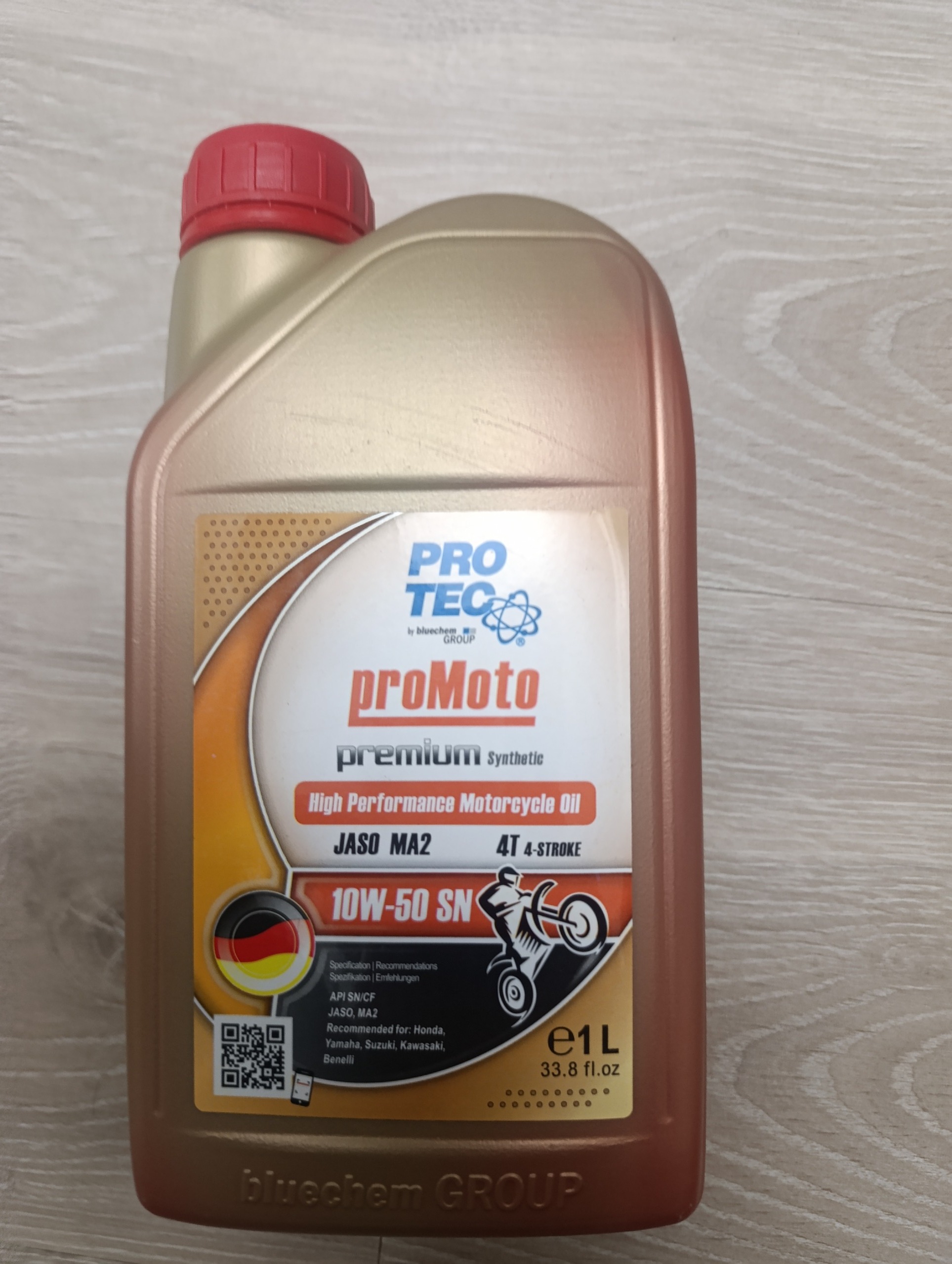 روغن موتور PRO TEC PREMIUN 10W-50SN پلمپ یک لیتری