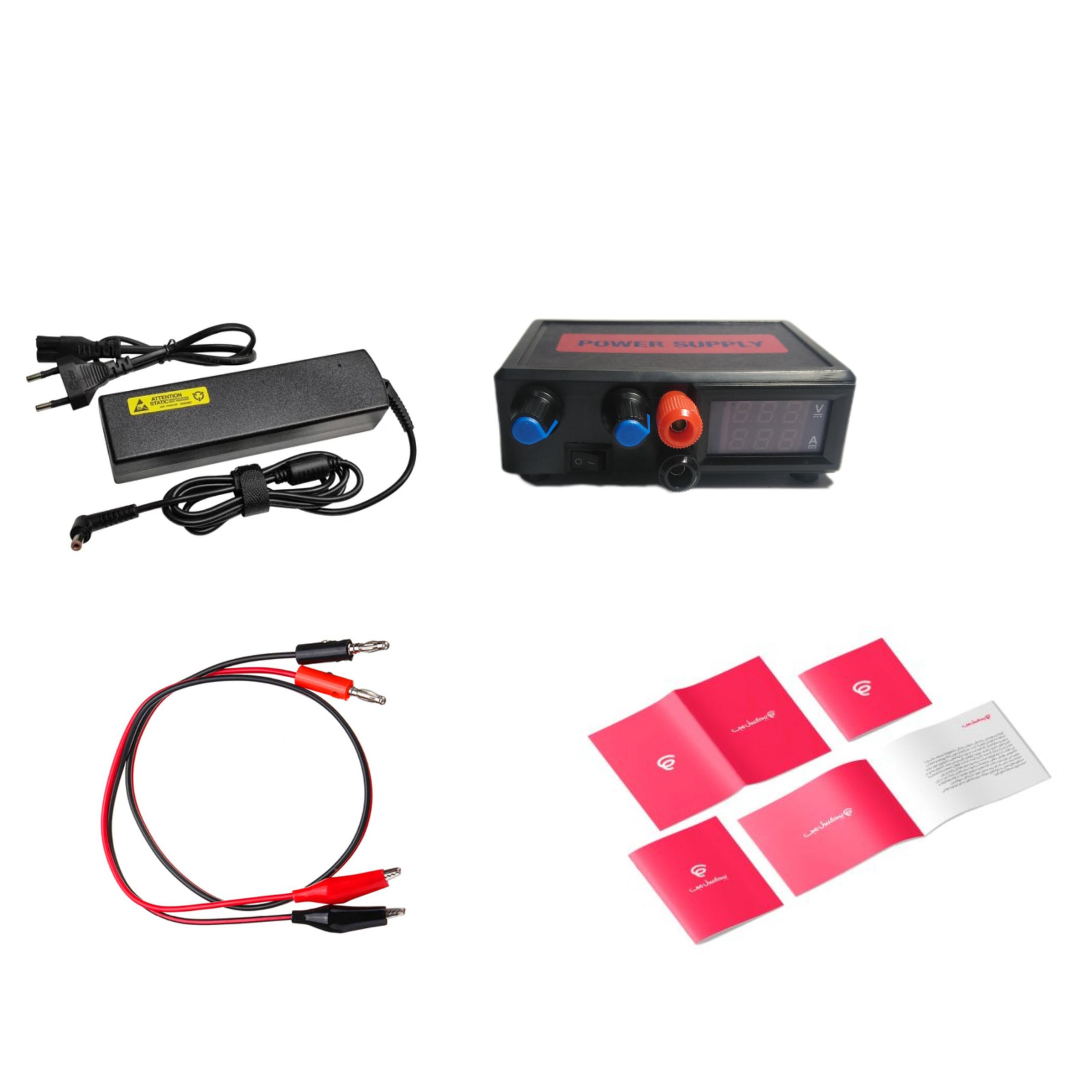 منبع تغذیه 0 تا 30 ولت0 تا 3 آمپر واقعی دائم کار