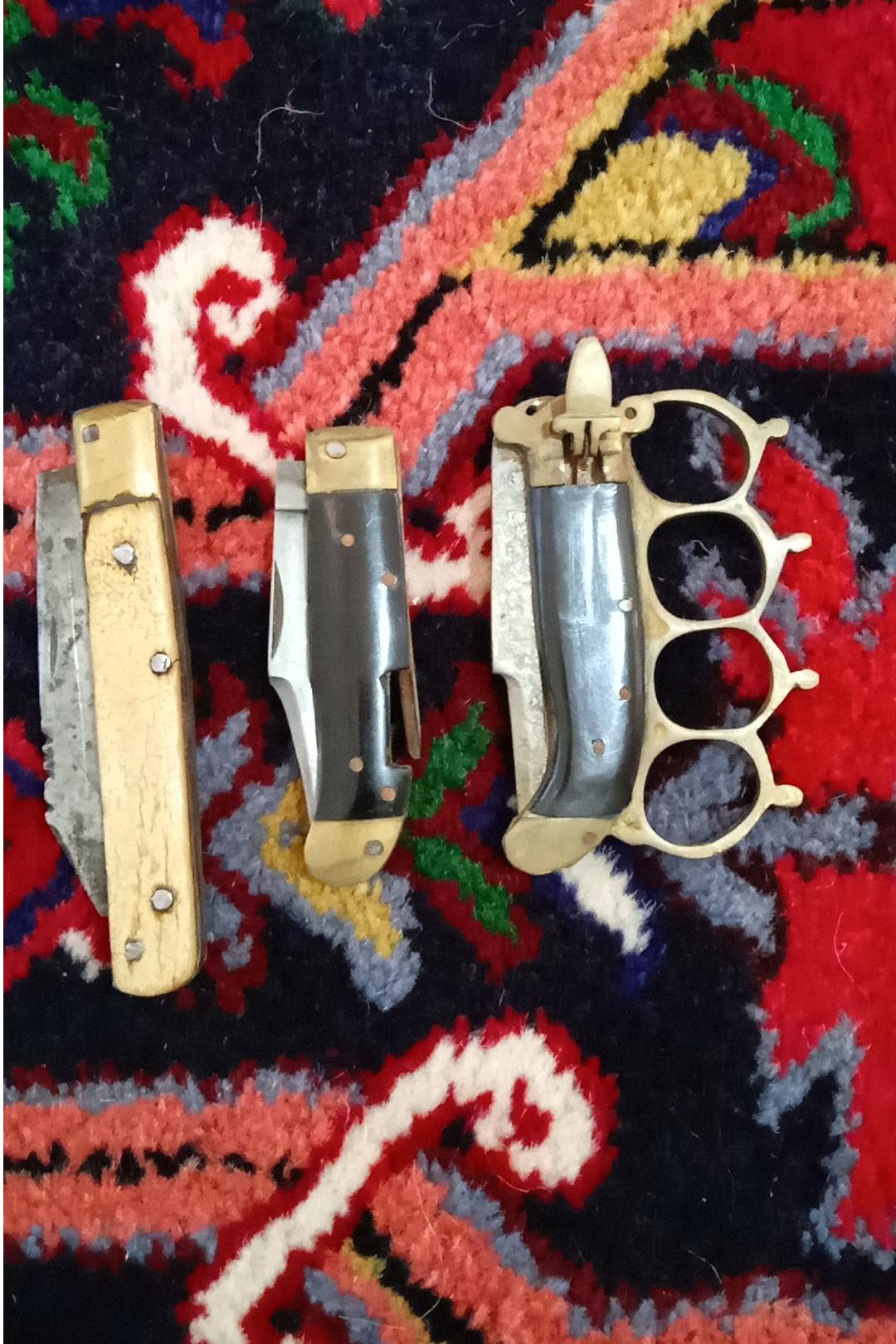 سه عدد چاقو