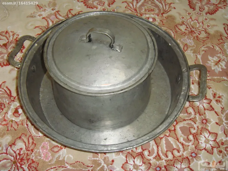 قابلمه و تابه مسی  قدیمی