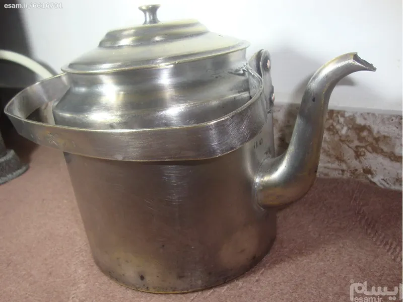 کتری بزرگ برنجی روسی 56 میلادی مهردار