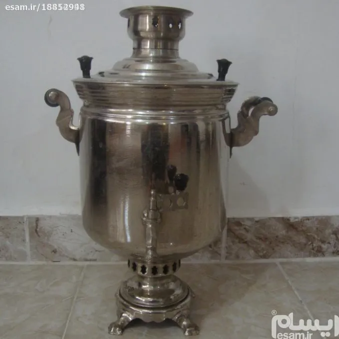 سماور ذغالی برنجی روسی 1981