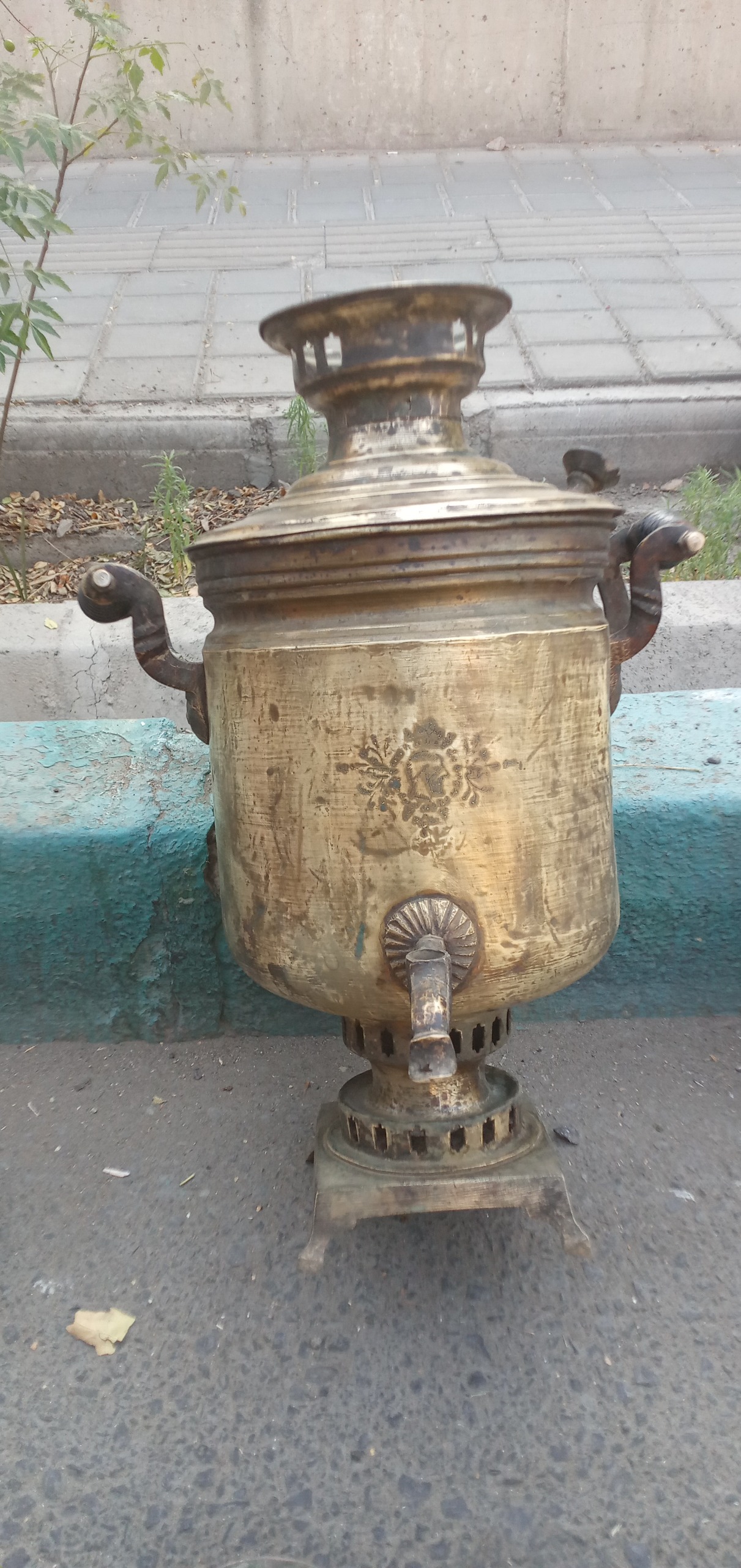سماور ذغالی روسی