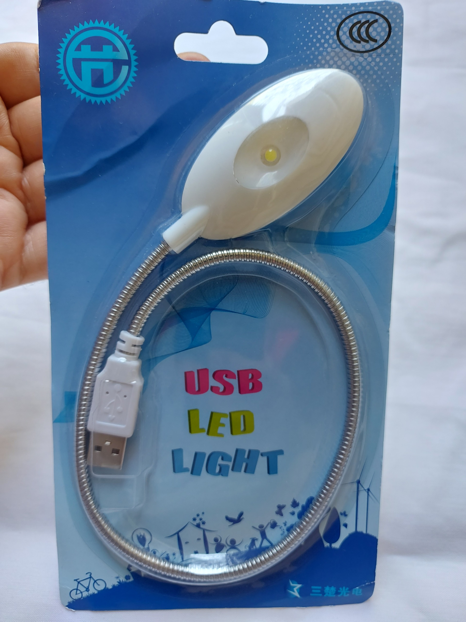 چراغ خواب و مطالعه LED یو اس بی دار