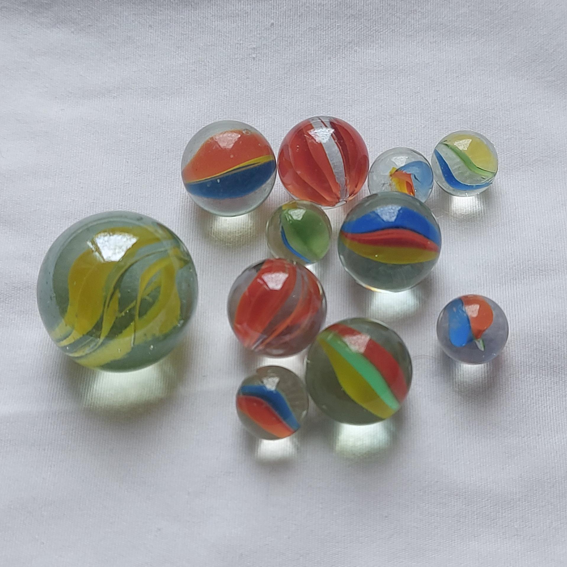 تیله تک رنگ و پرچمی انگلیسی