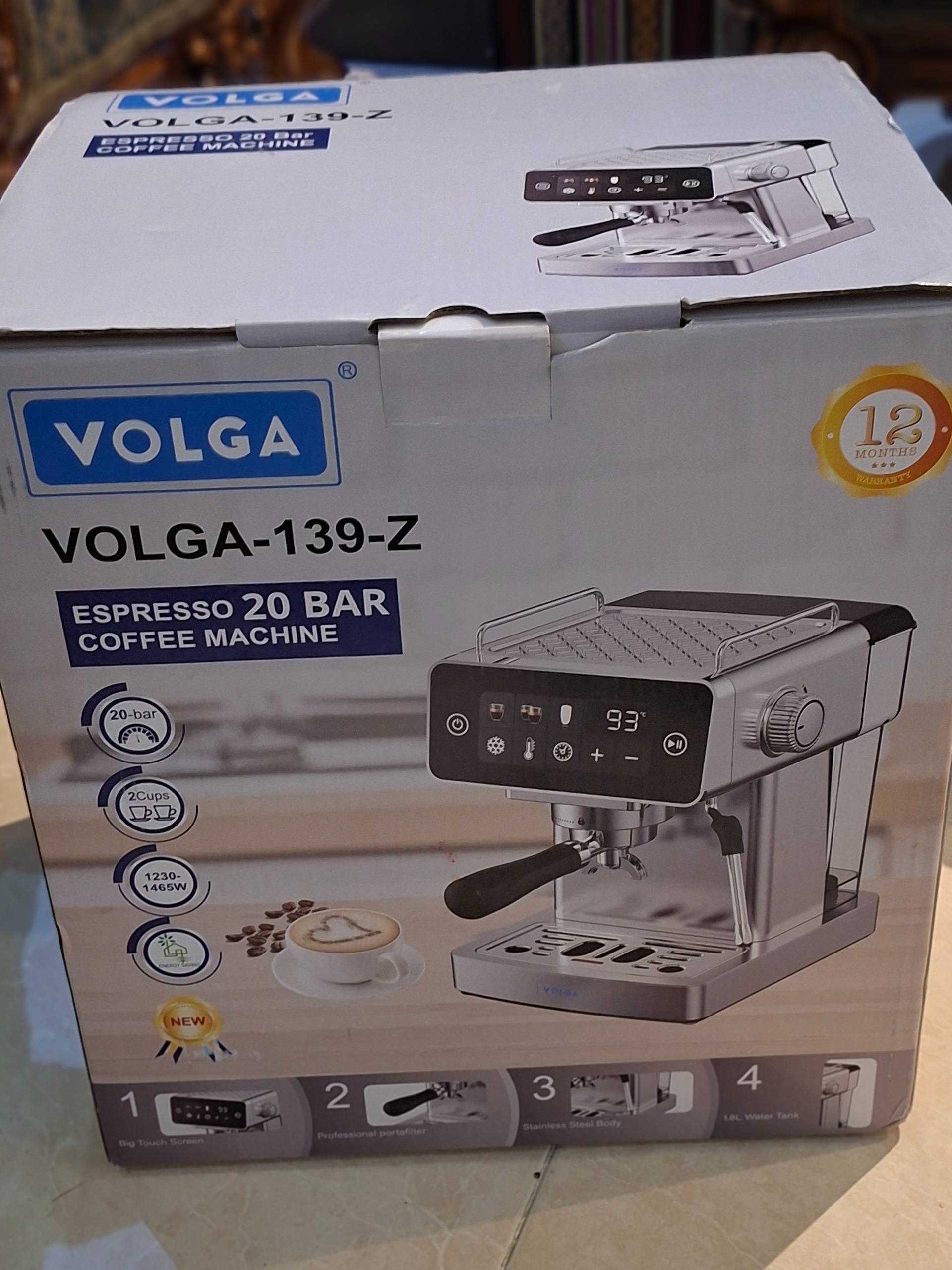 دستگاه قهوه اسپرسوساز VOLGA