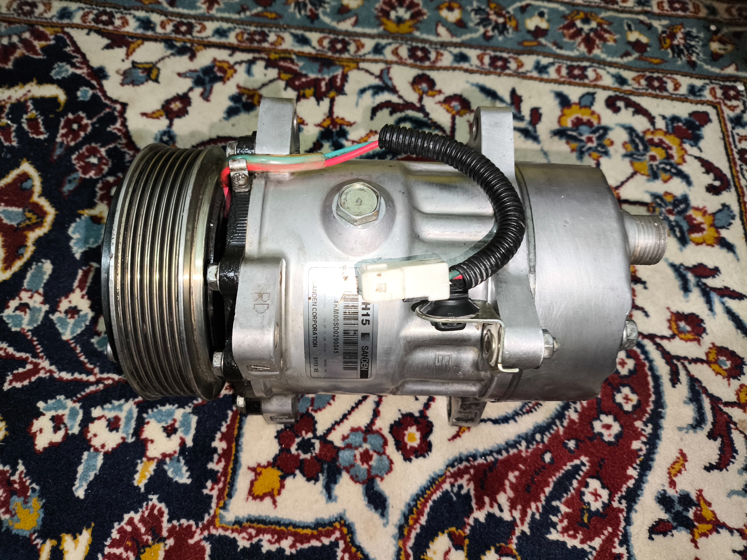کمپرسور کولر ساندن709پژو405.سمند.پژوپارس