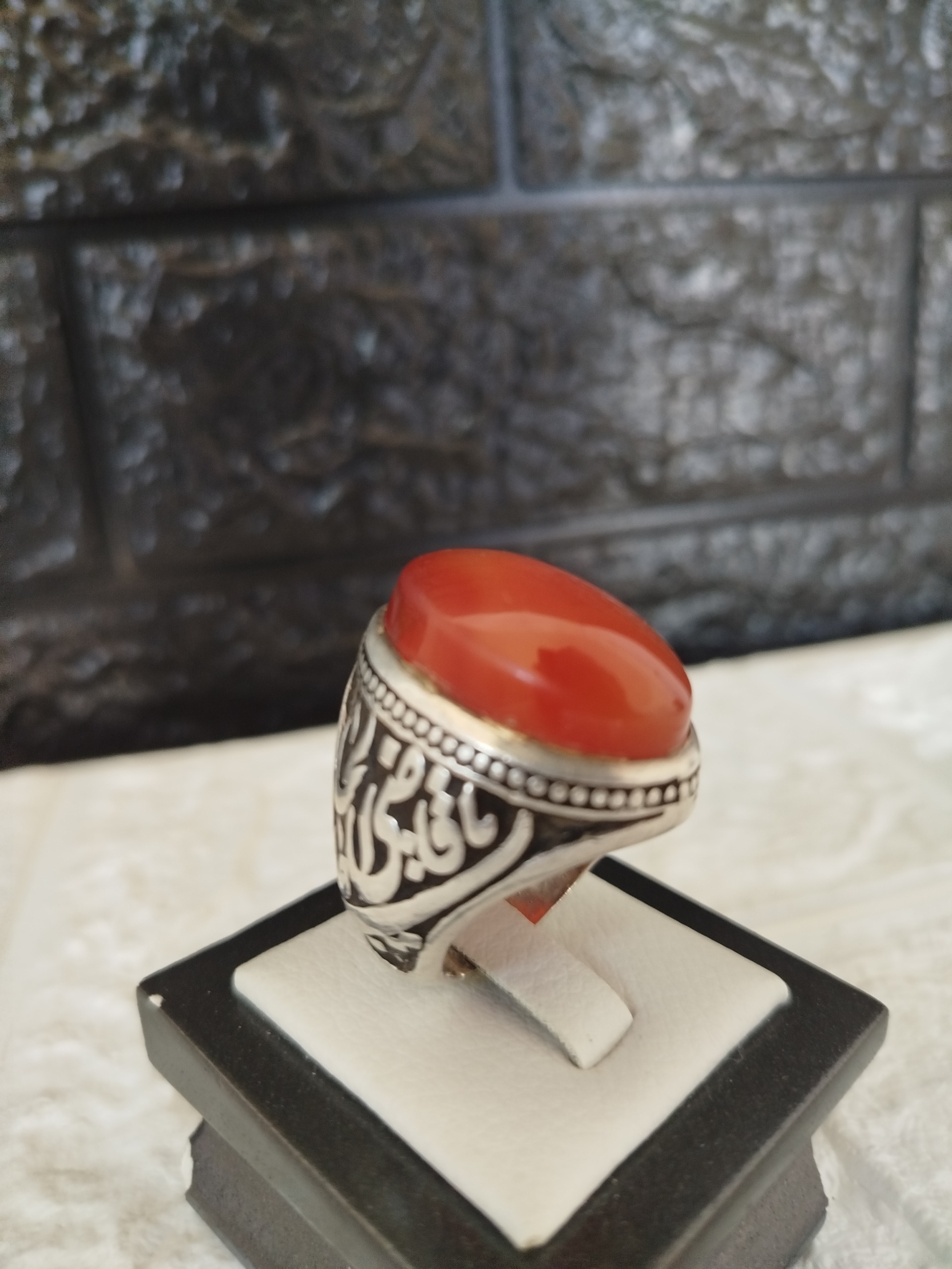 انگشتر غول یمنی رکاب نقره925