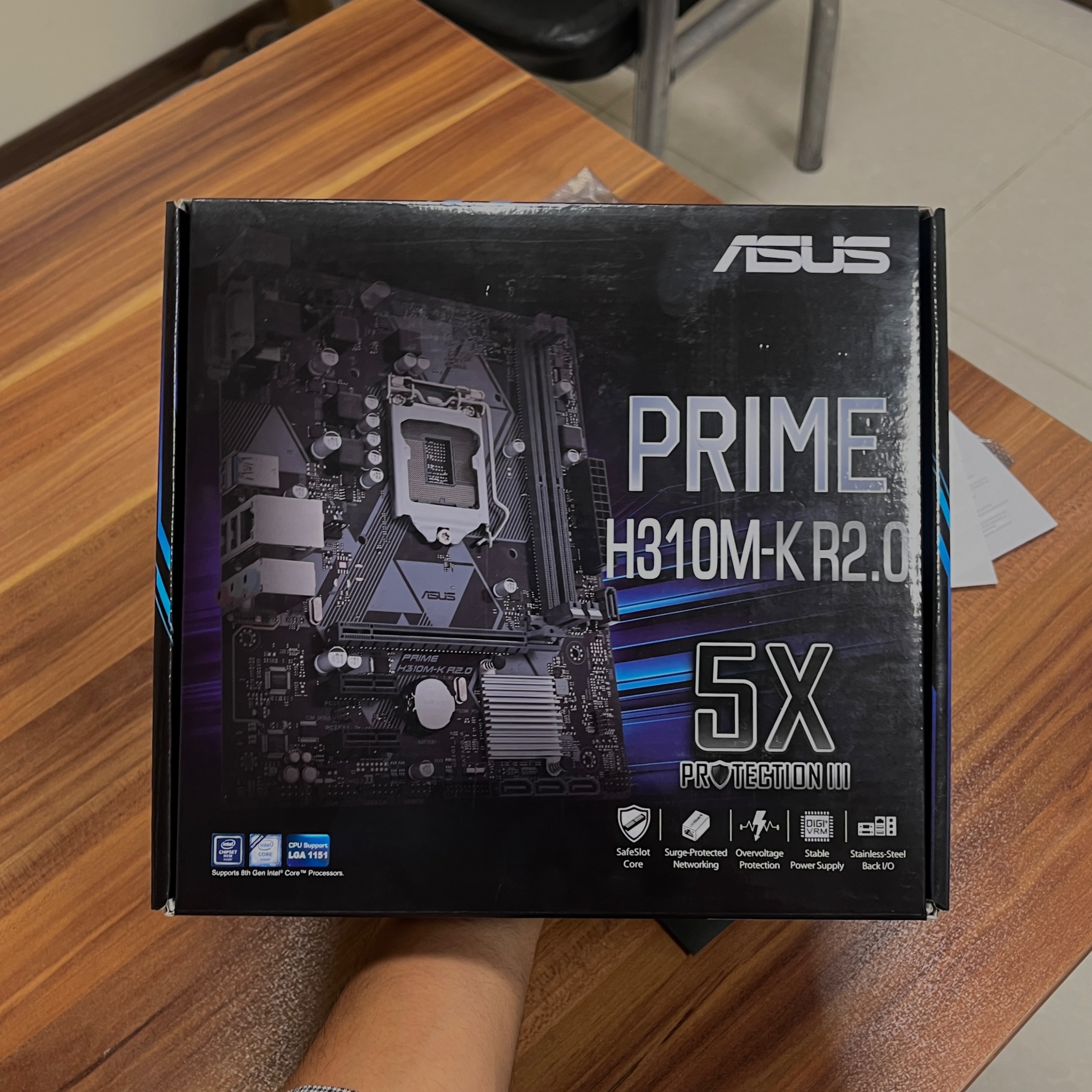 جعبه خالی مادر بورد ASUS H310M-KR2