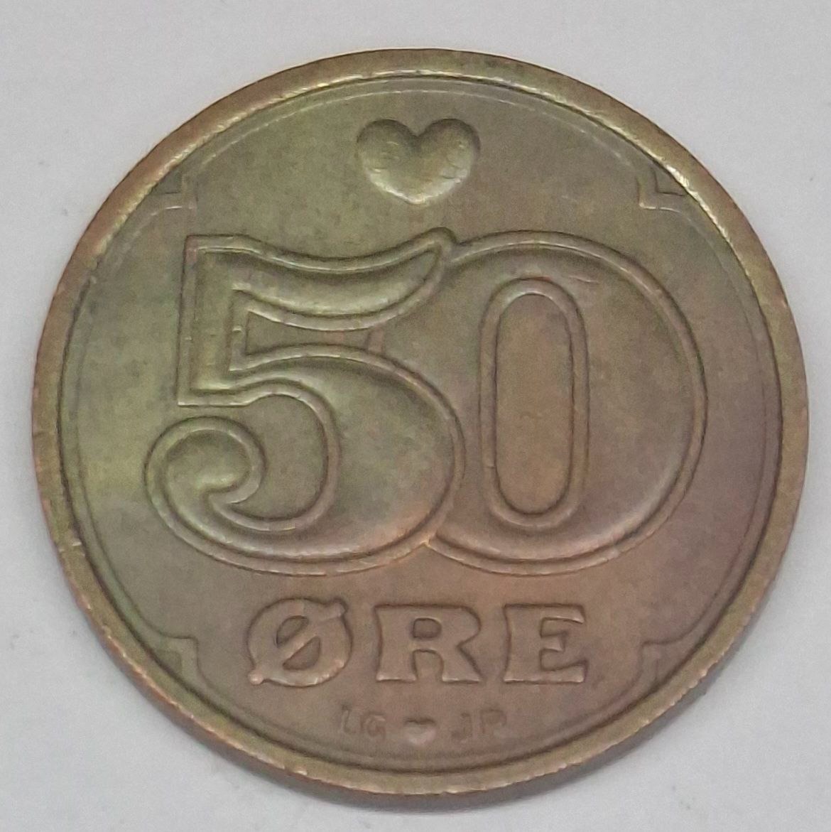 سکه 50 اوره دانمارک