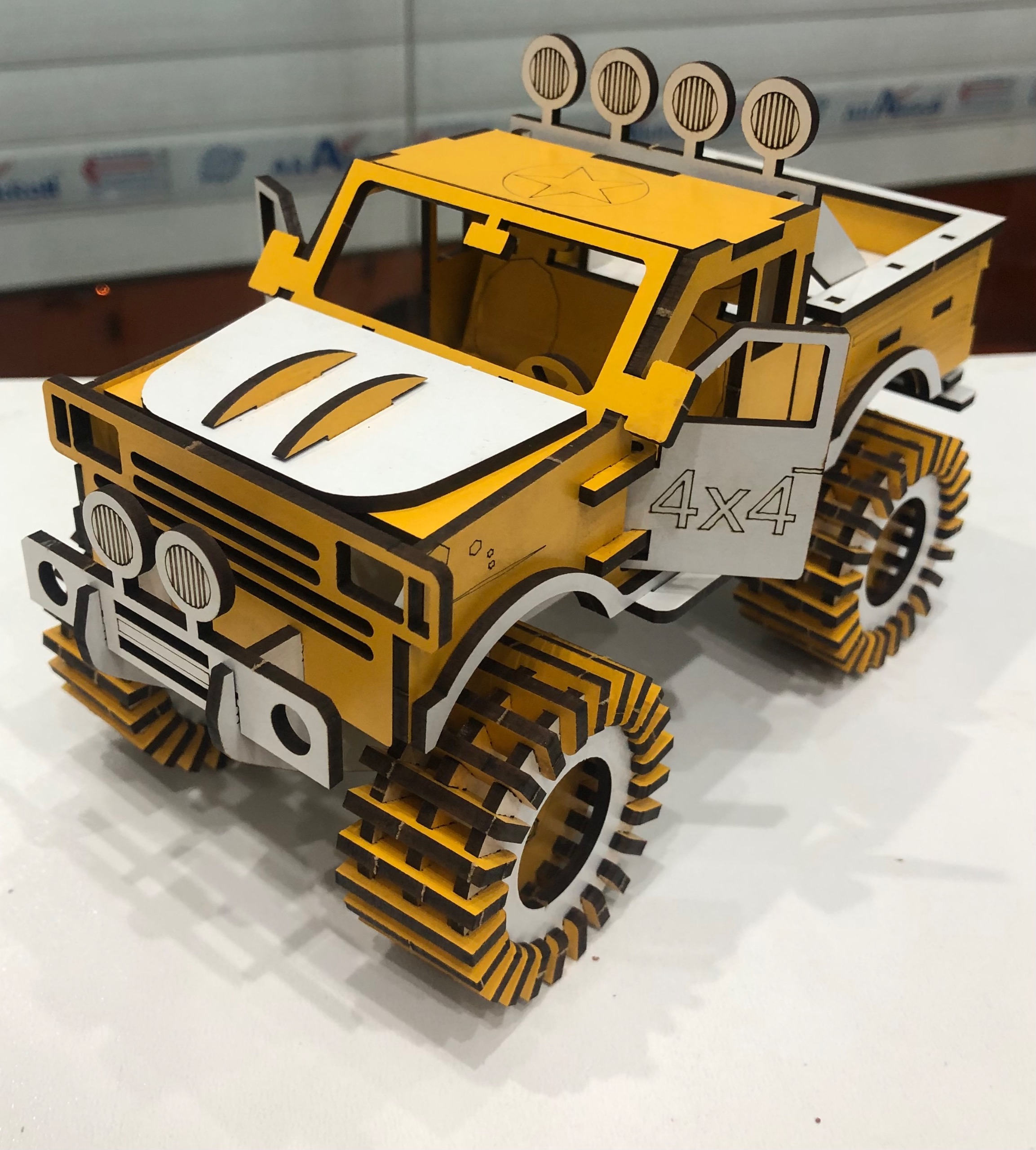 ماکت چوبی آفرود سفارشی