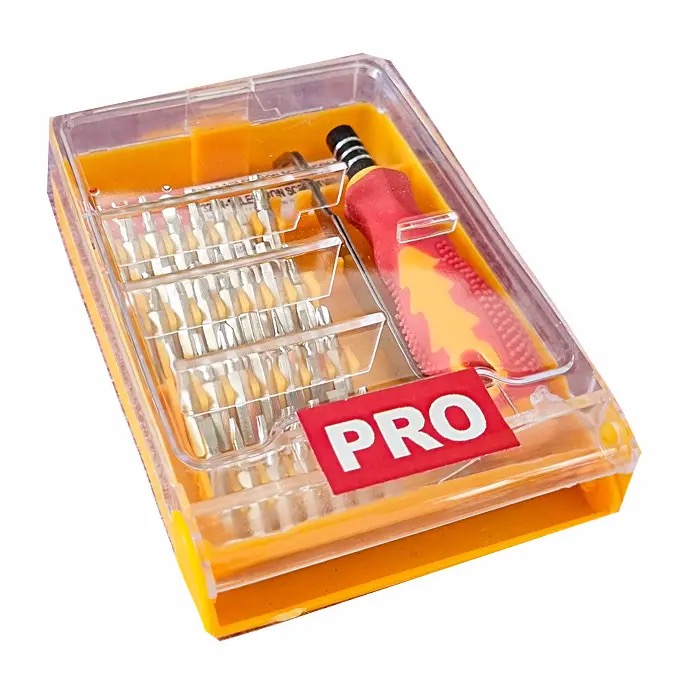 مجموعه 32 عددی پیچ گوشتی موبایلی پرو کد PNP-0032