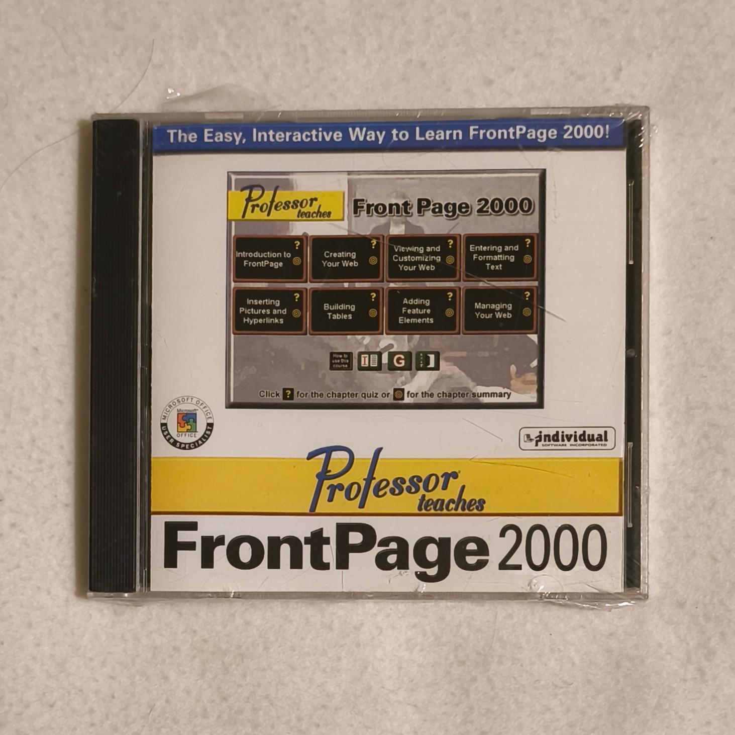 آموزش FrontPage 2000 کلکسیونی (توضیح دارد )