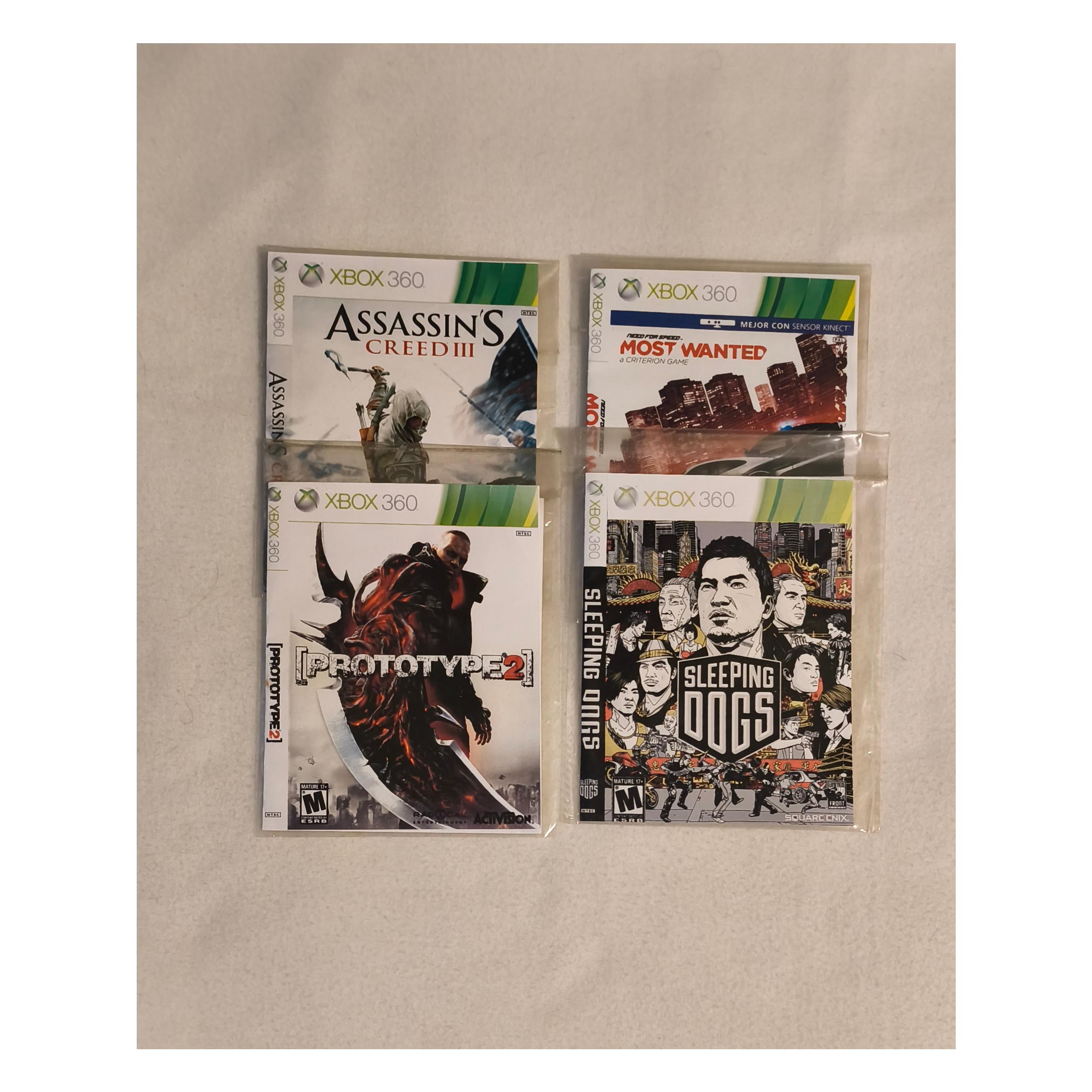 بازی ایکس باکس 360 کپی ( 4 عدد توضیح دارد )