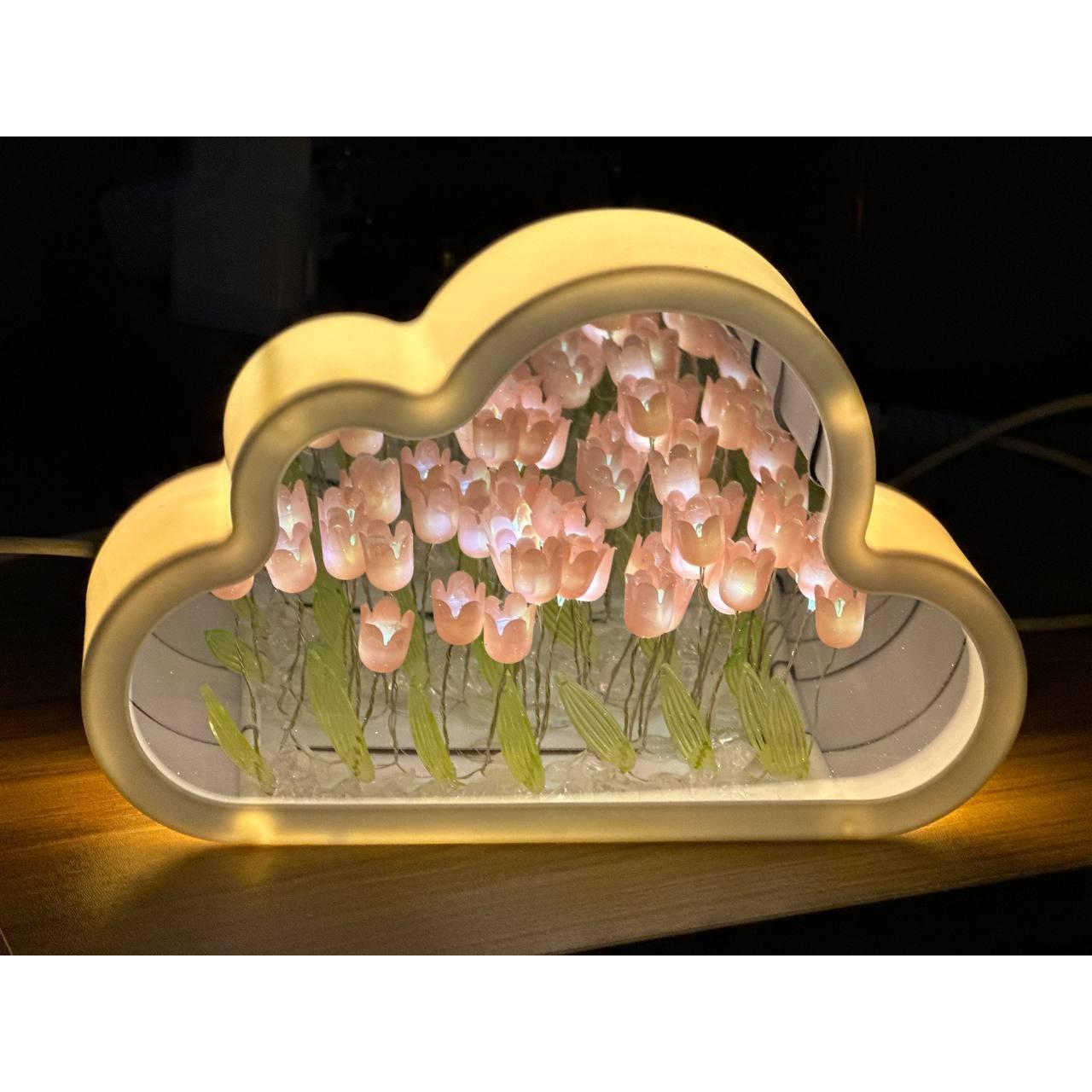 چراغ خواب 3D لاله های آسمانی