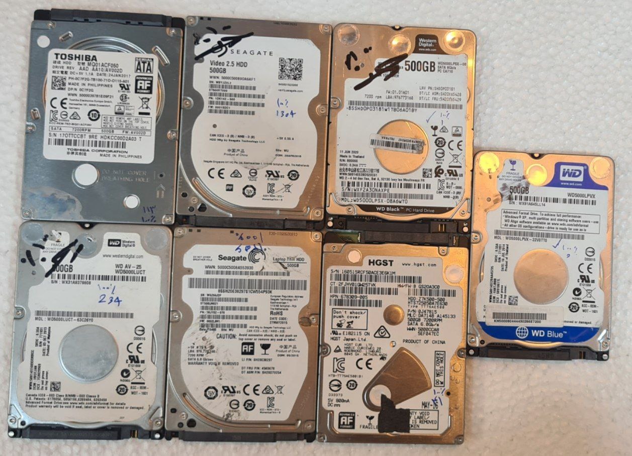 HDD 500G  LP Slim (Mix Brand)