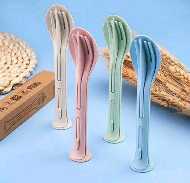ست قاشق چنگال گیاهی اورجینال