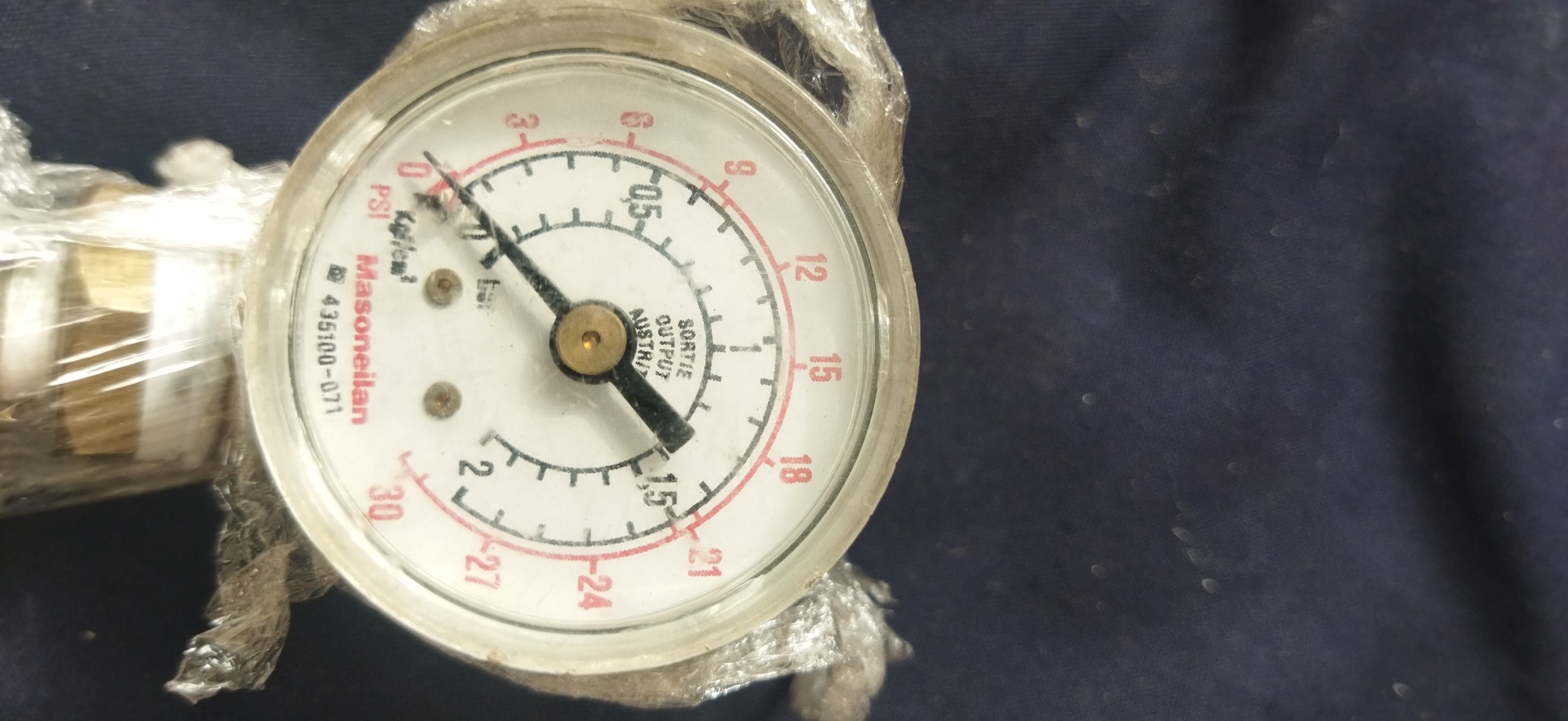 فسار سنجmosoneilan قطر 4 سانتیمتر 30psi