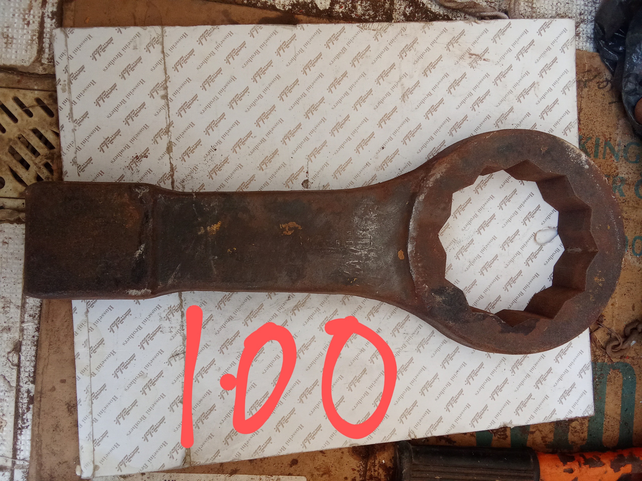 آچار رینگی چکشی 100 المانی