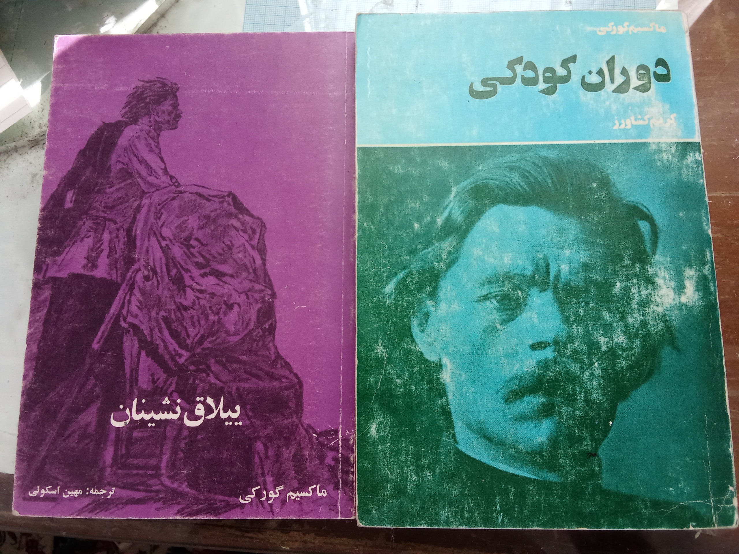 دوجلدی کتاب از ماکسیم گورکی