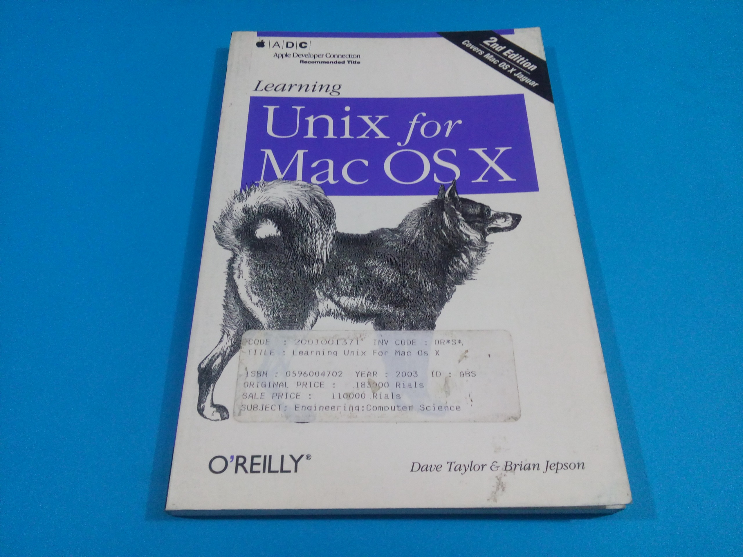 کتاب اورجینال زبان اصلی آموزش یونیکس برای مک