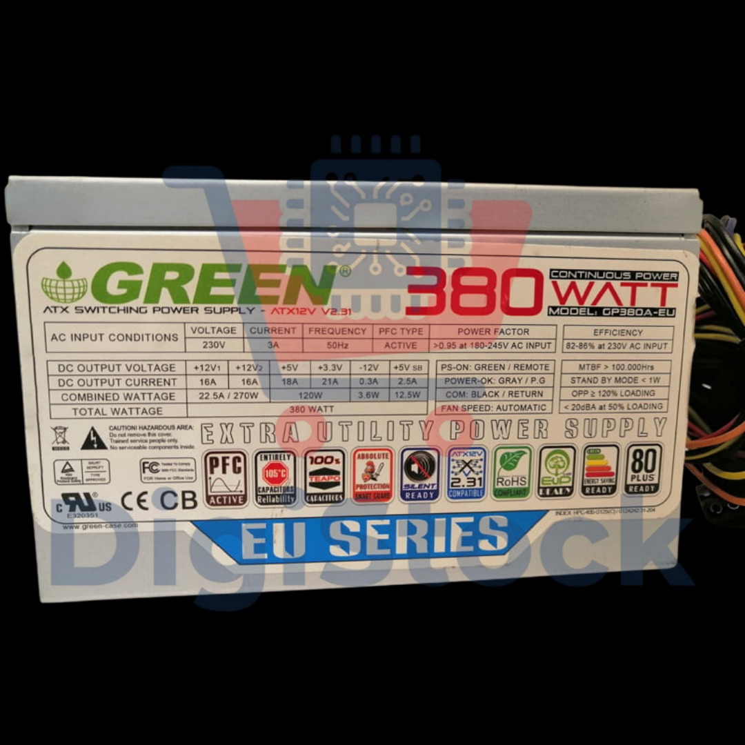 پاور GREEN 380W (مدل GP380A-EU)